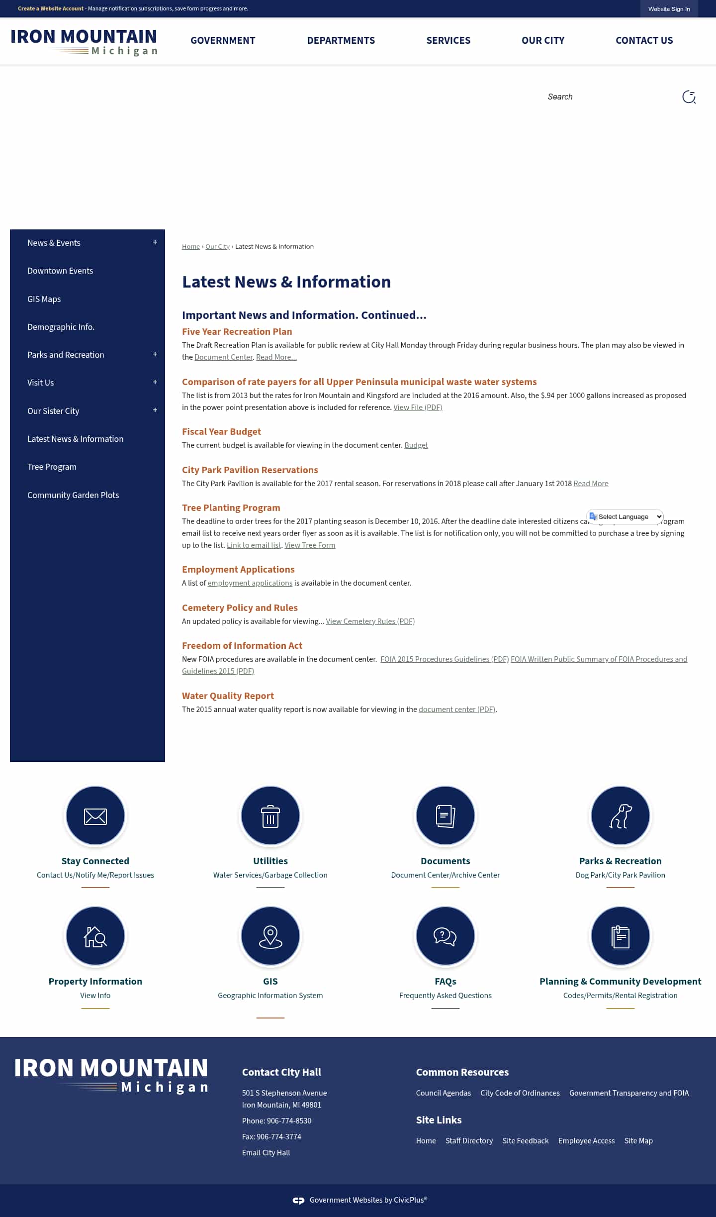 Latest website image capture