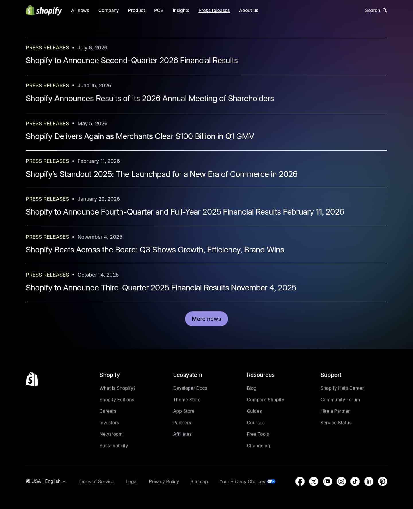 Latest website image capture