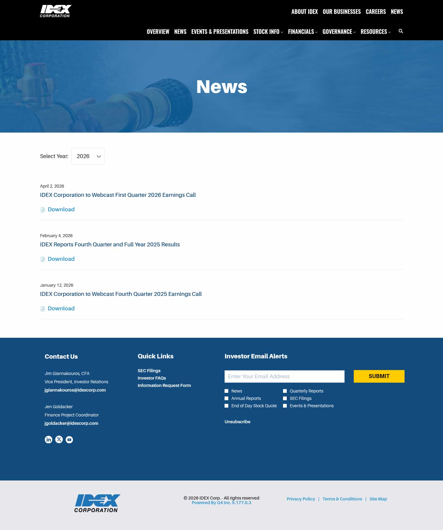 Latest website image capture