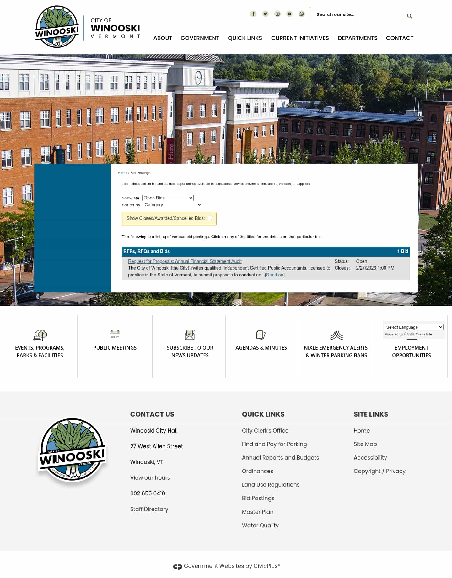 Latest website image capture