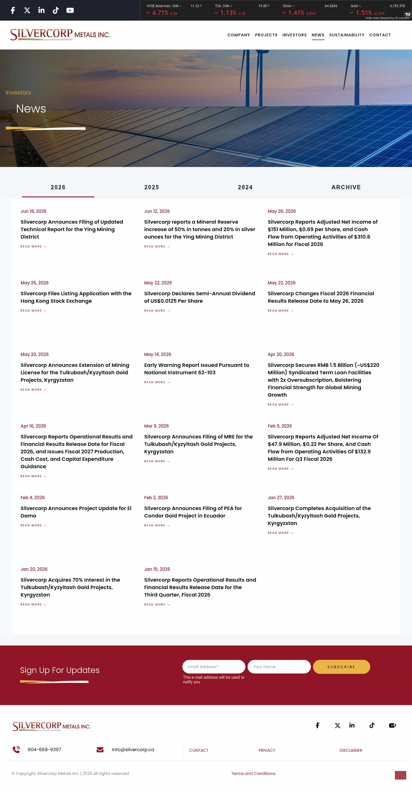Latest website image capture