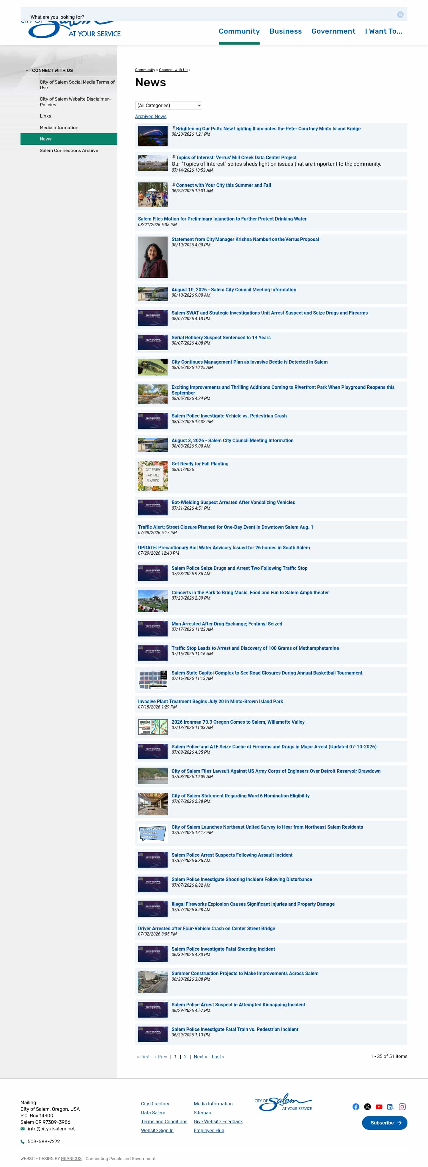 Latest website image capture