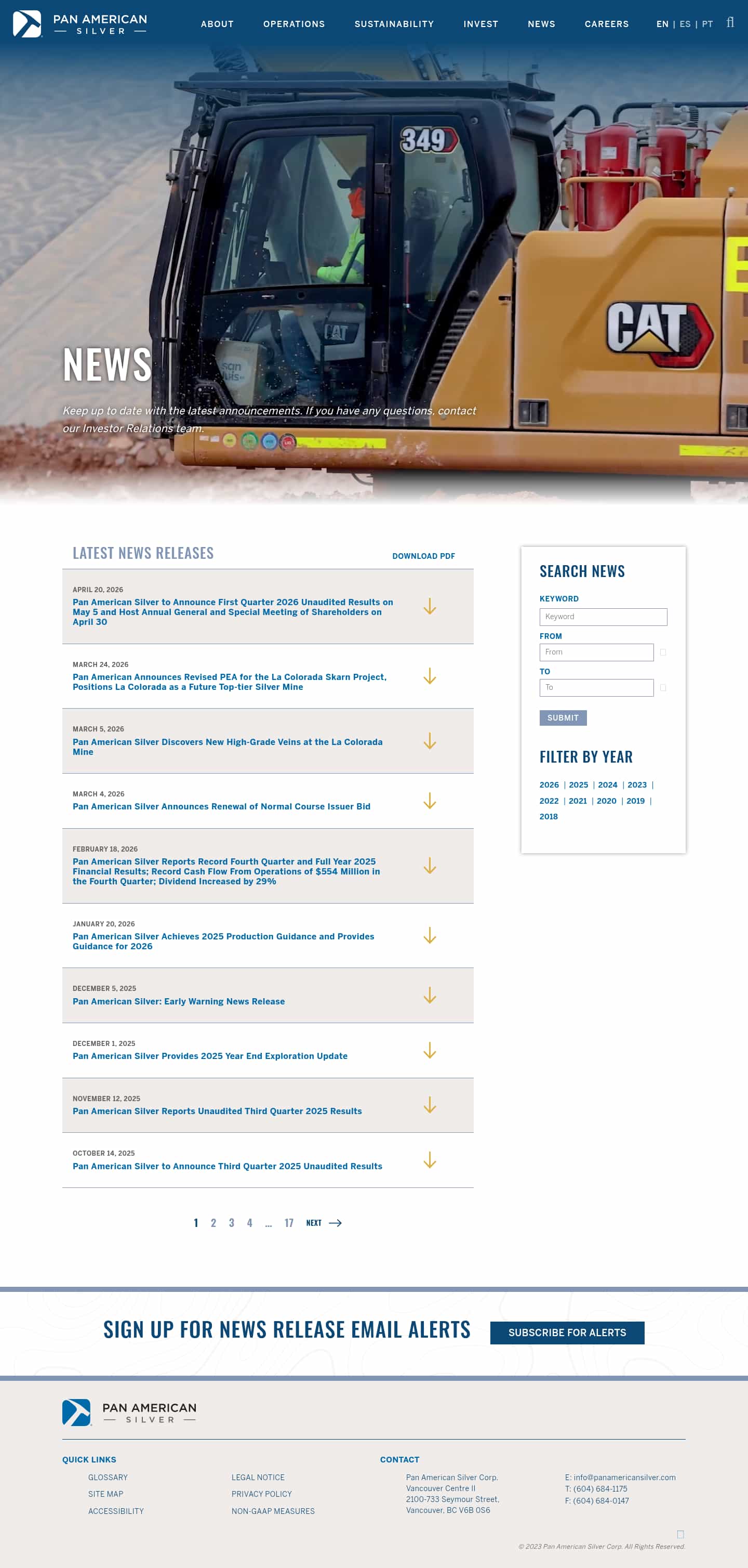 Latest website image capture