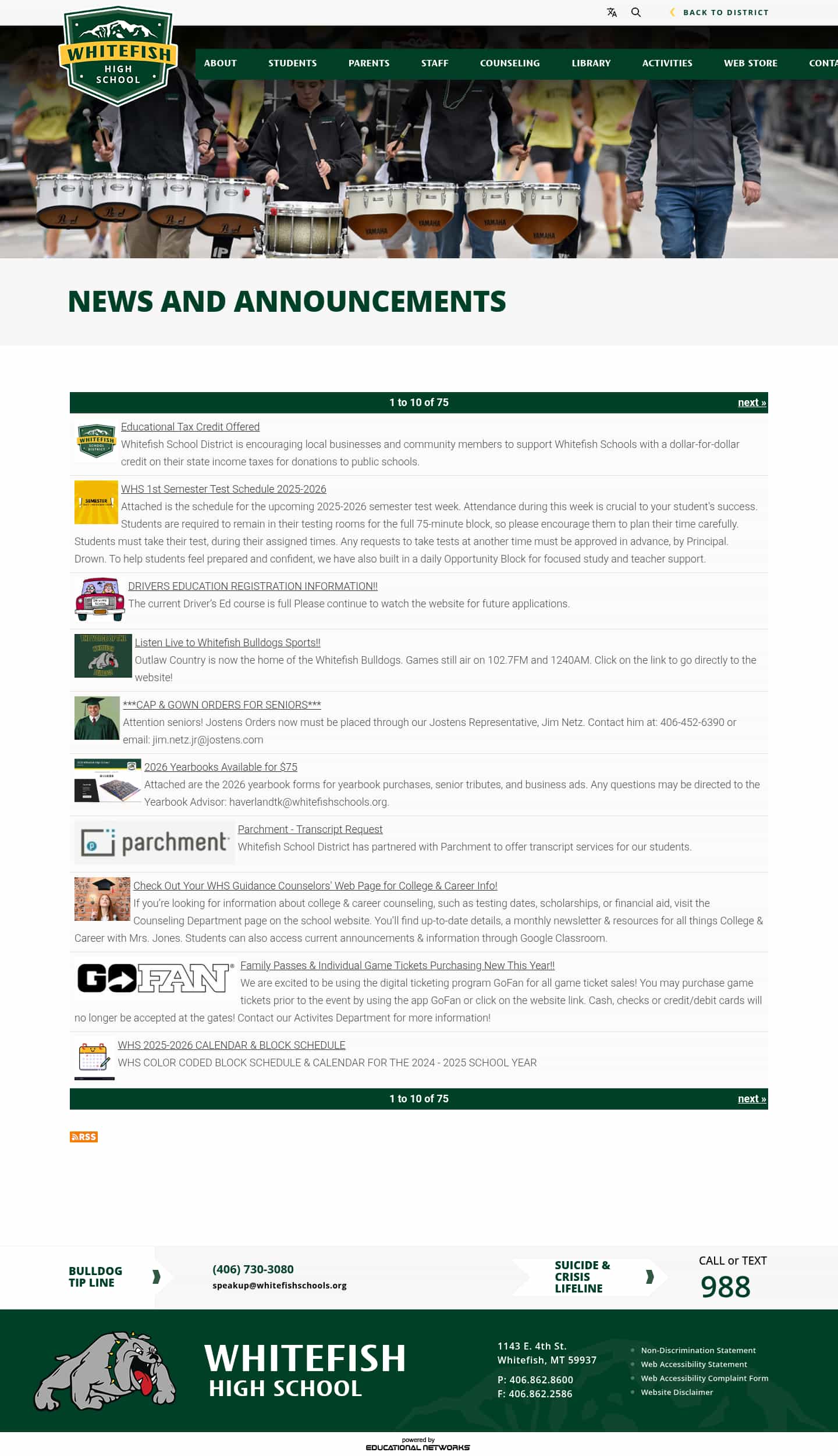 Latest website image capture