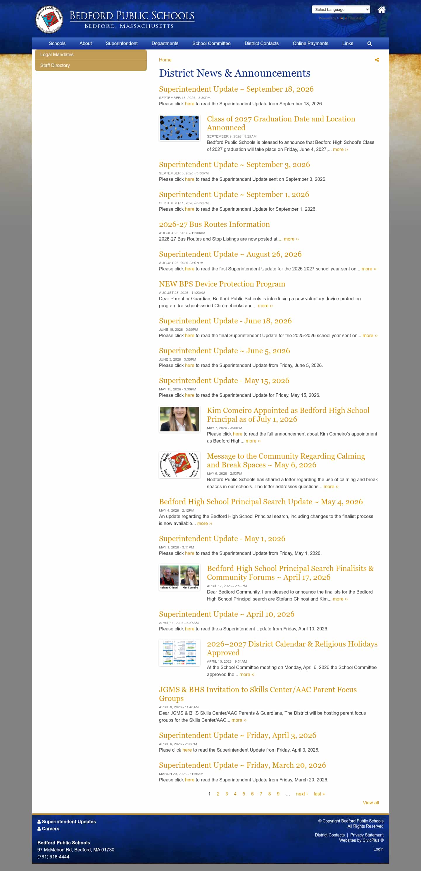 Latest website image capture
