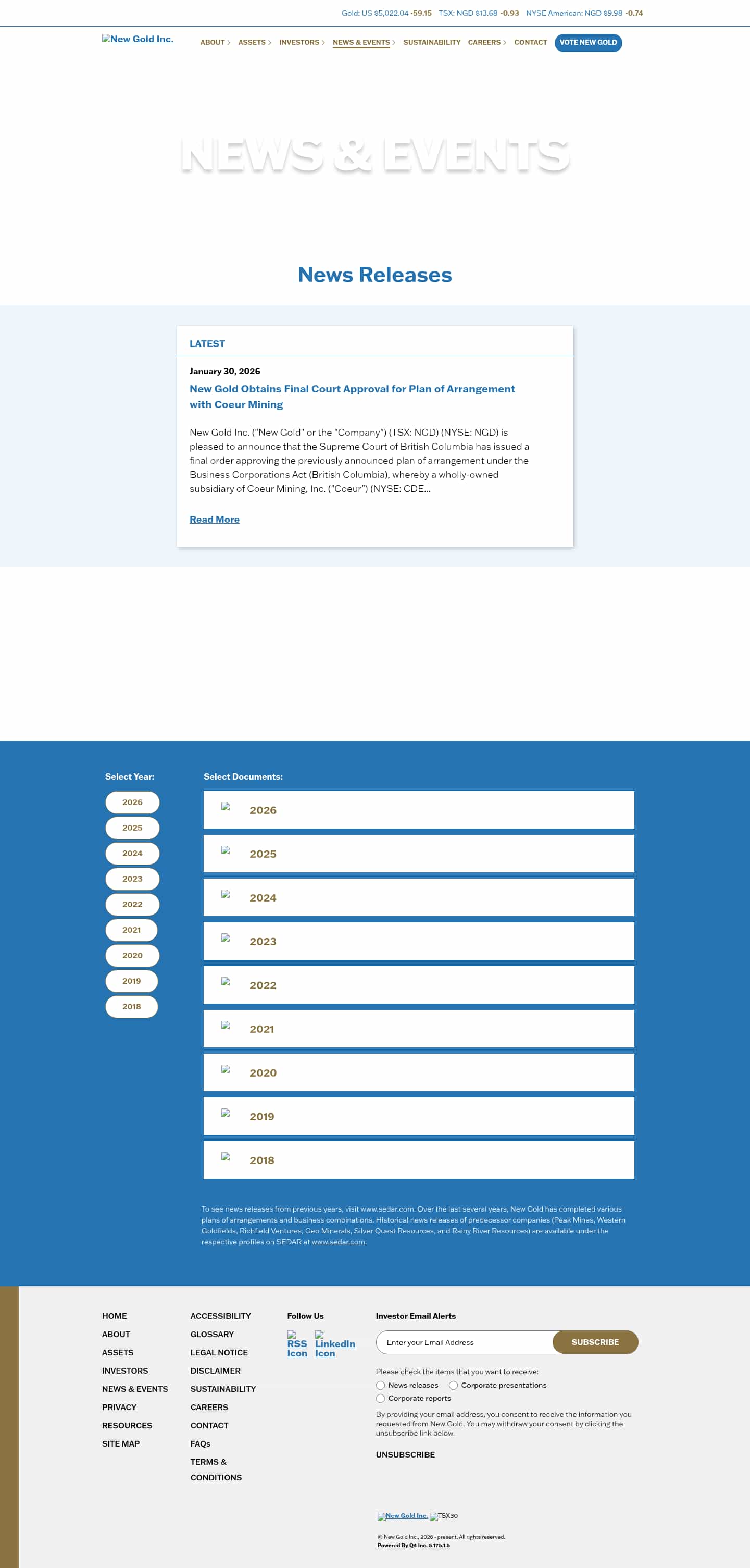 Latest website image capture