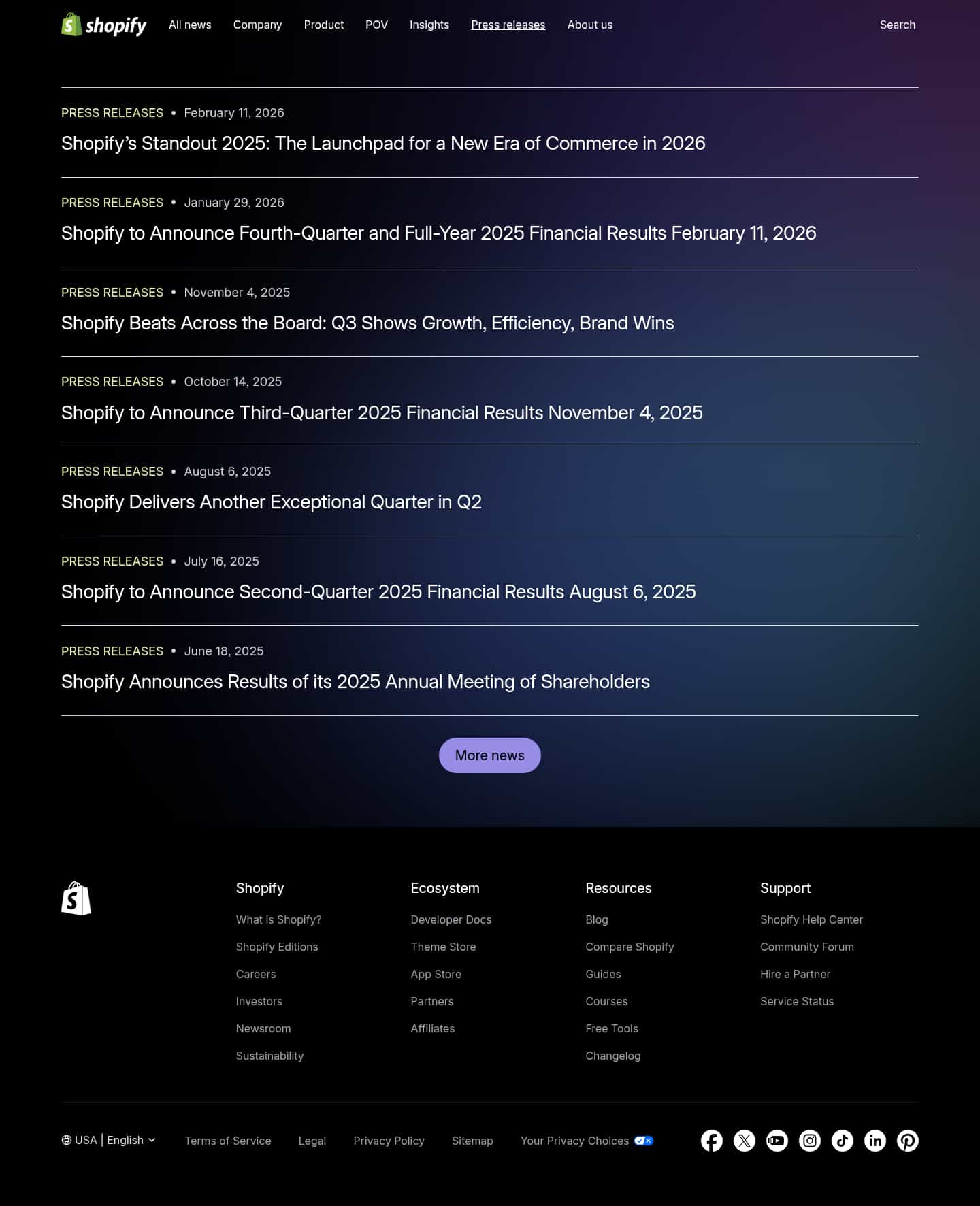 Latest website image capture