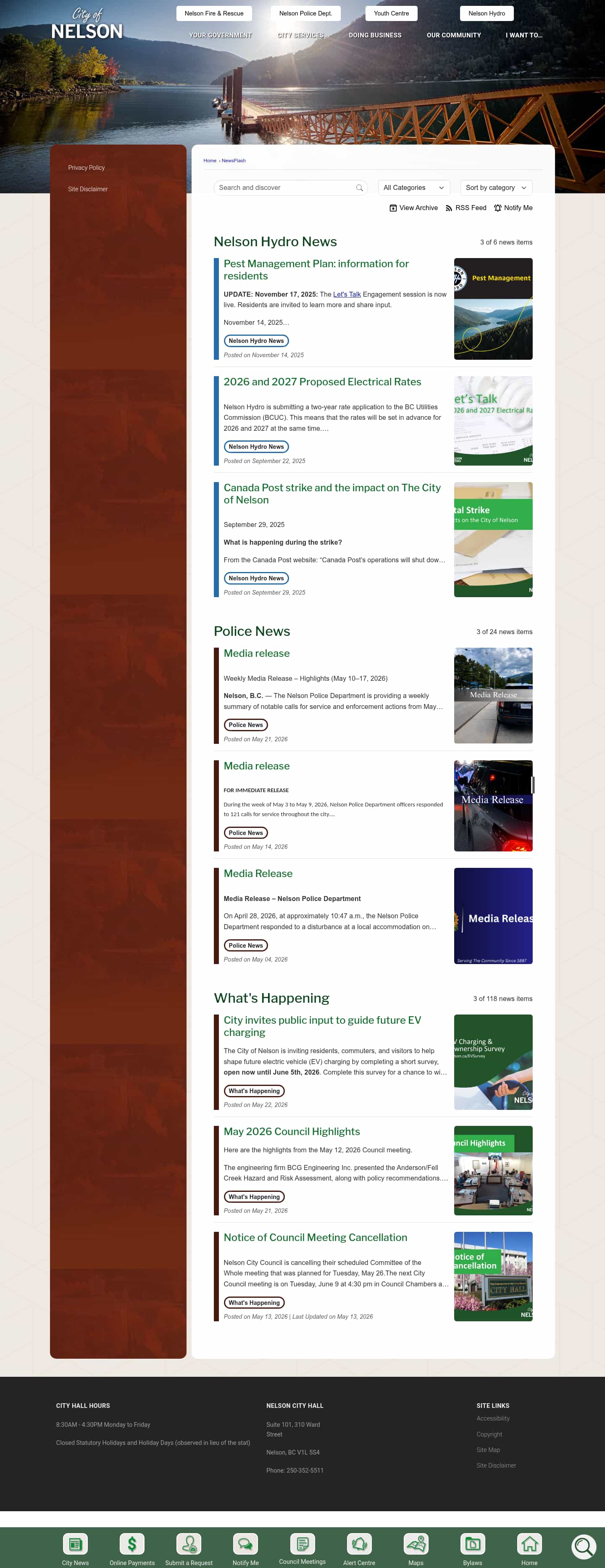 Latest website image capture