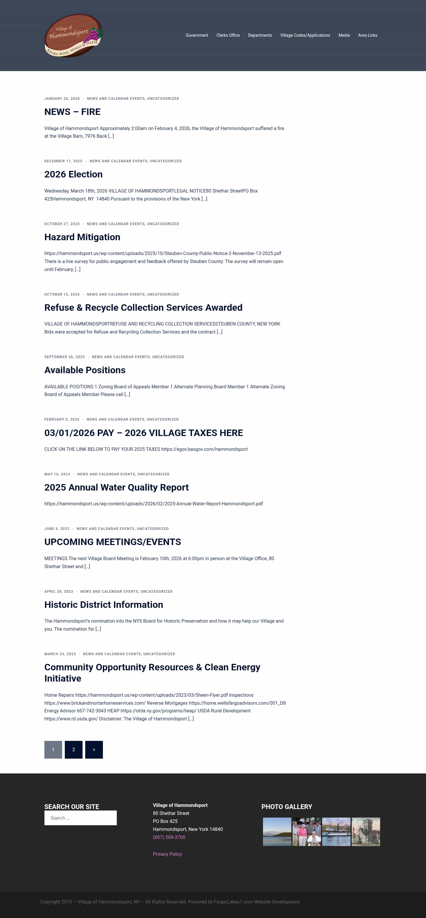 Latest website image capture