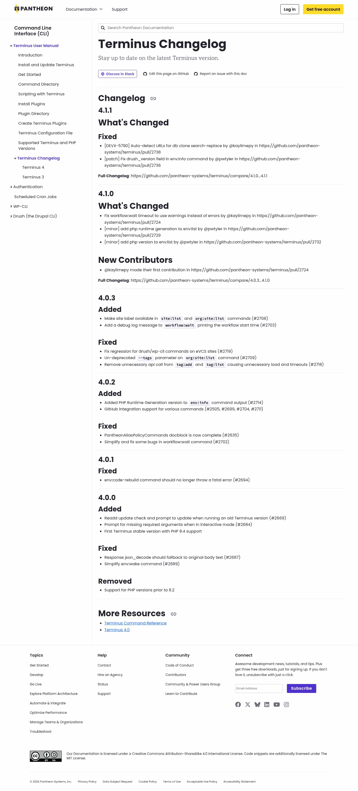 Latest website image capture