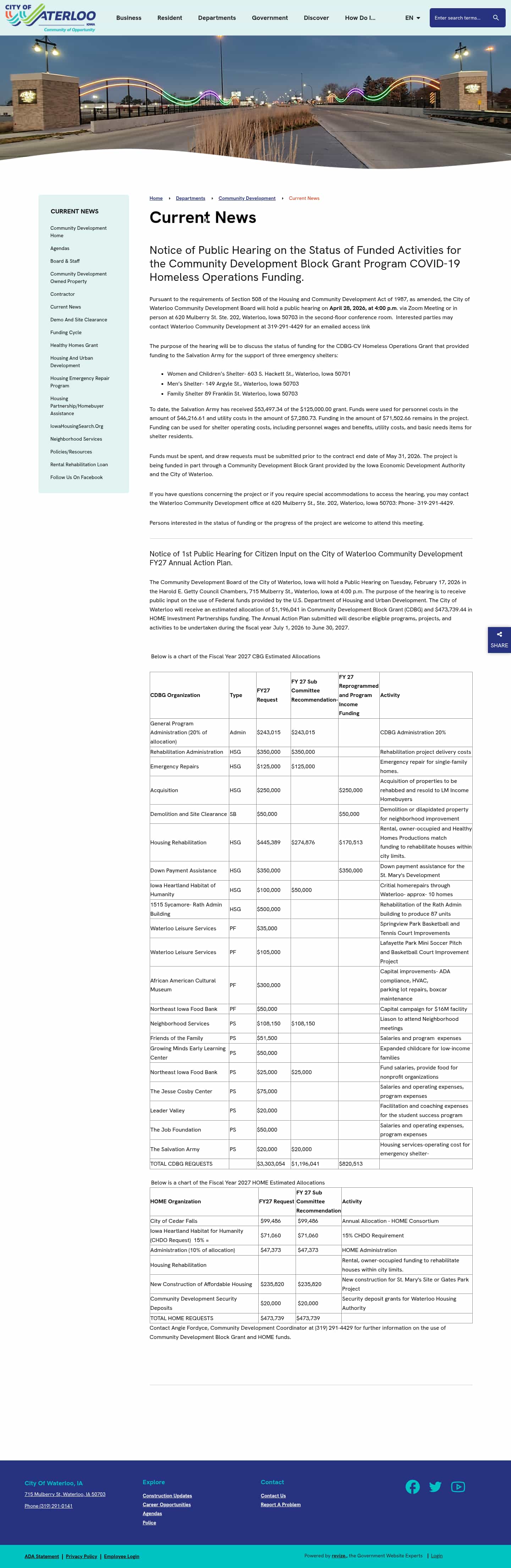 Latest website image capture