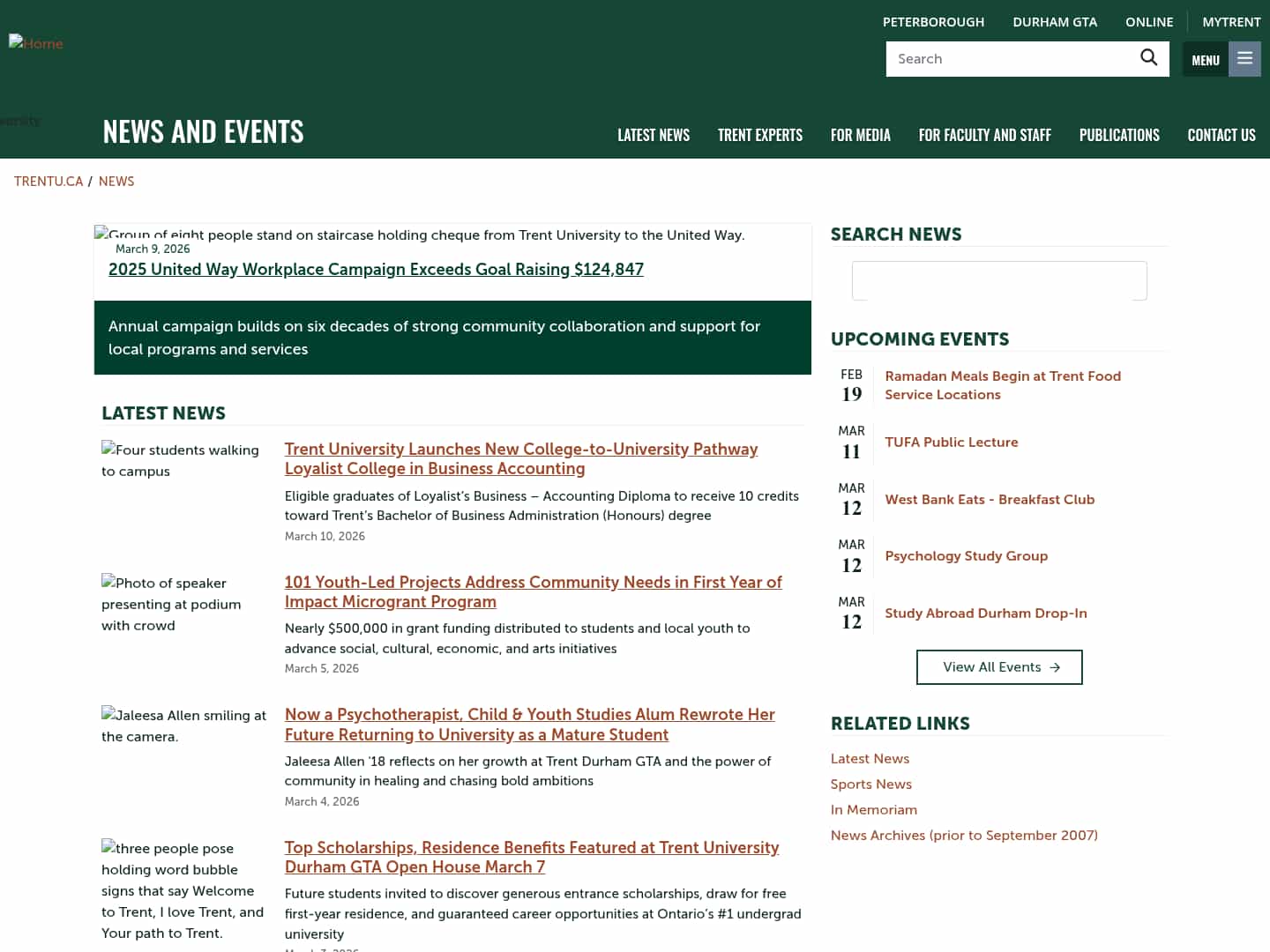 Latest website image capture