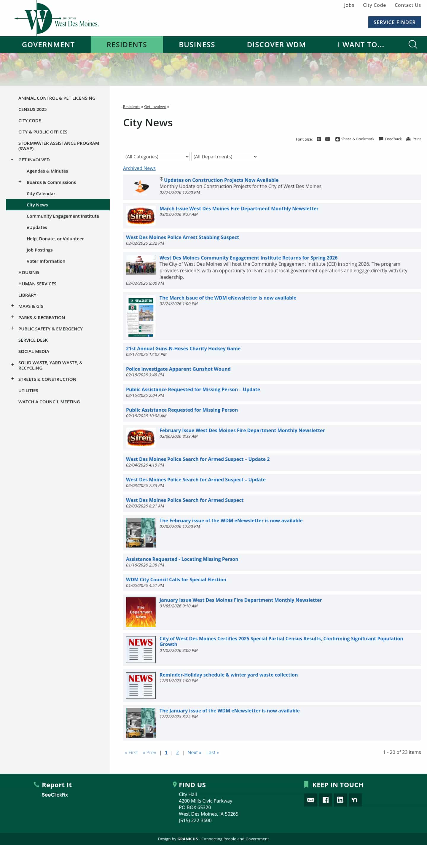 Latest website image capture