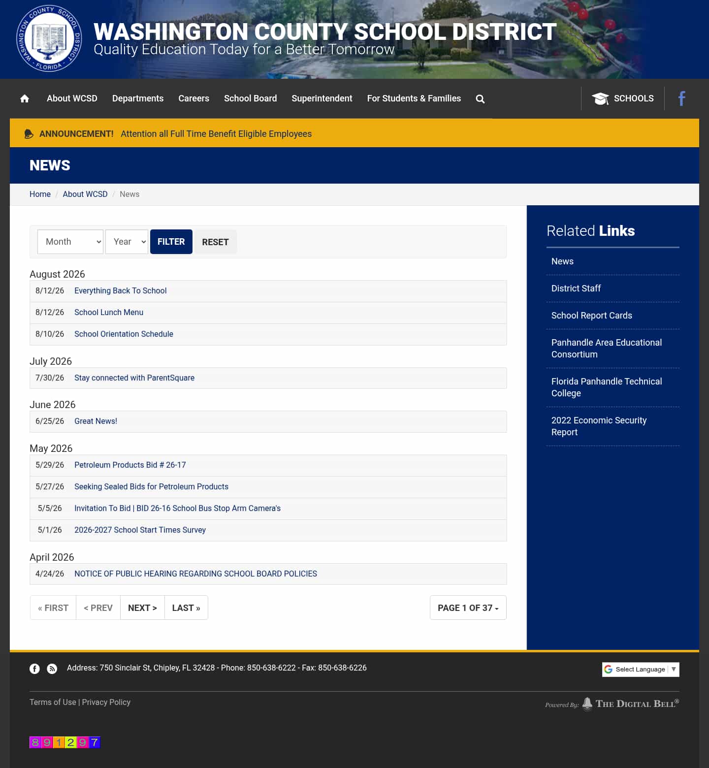 Latest website image capture