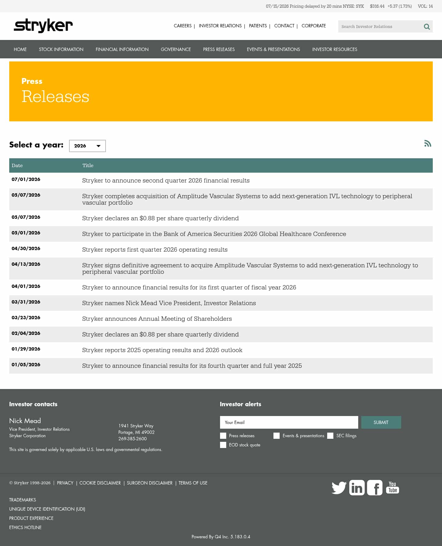 Latest website image capture