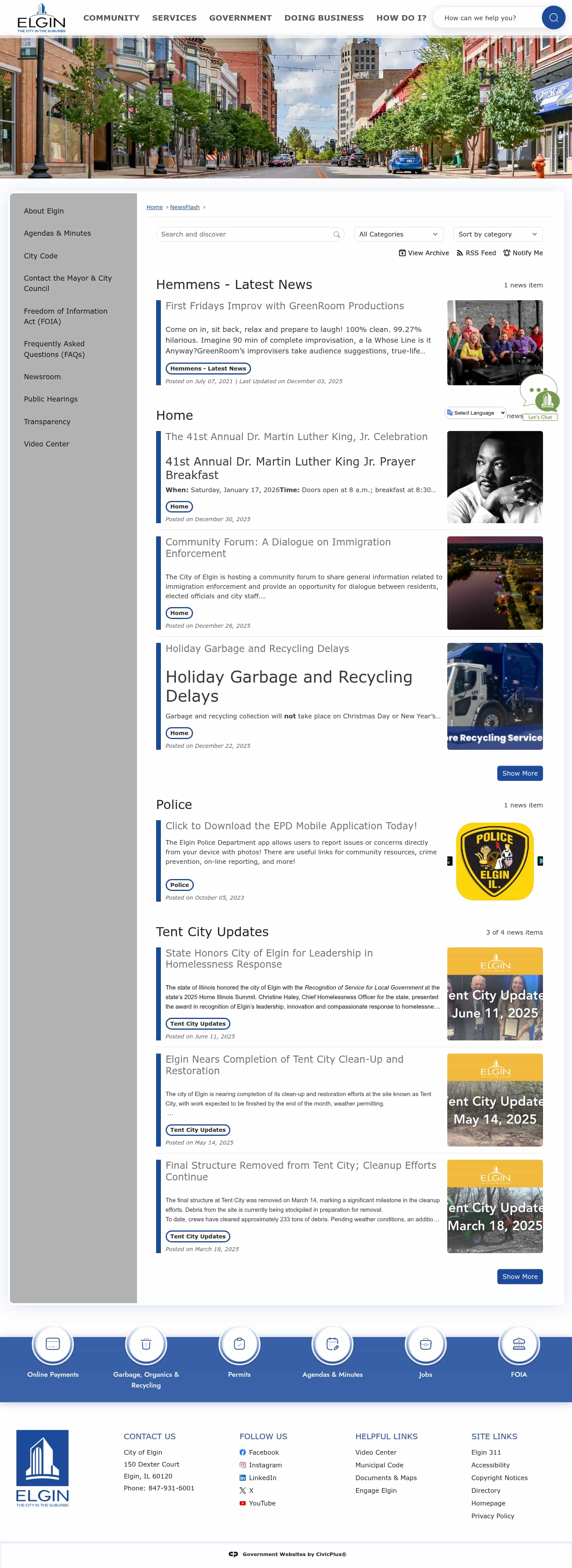 Latest website image capture