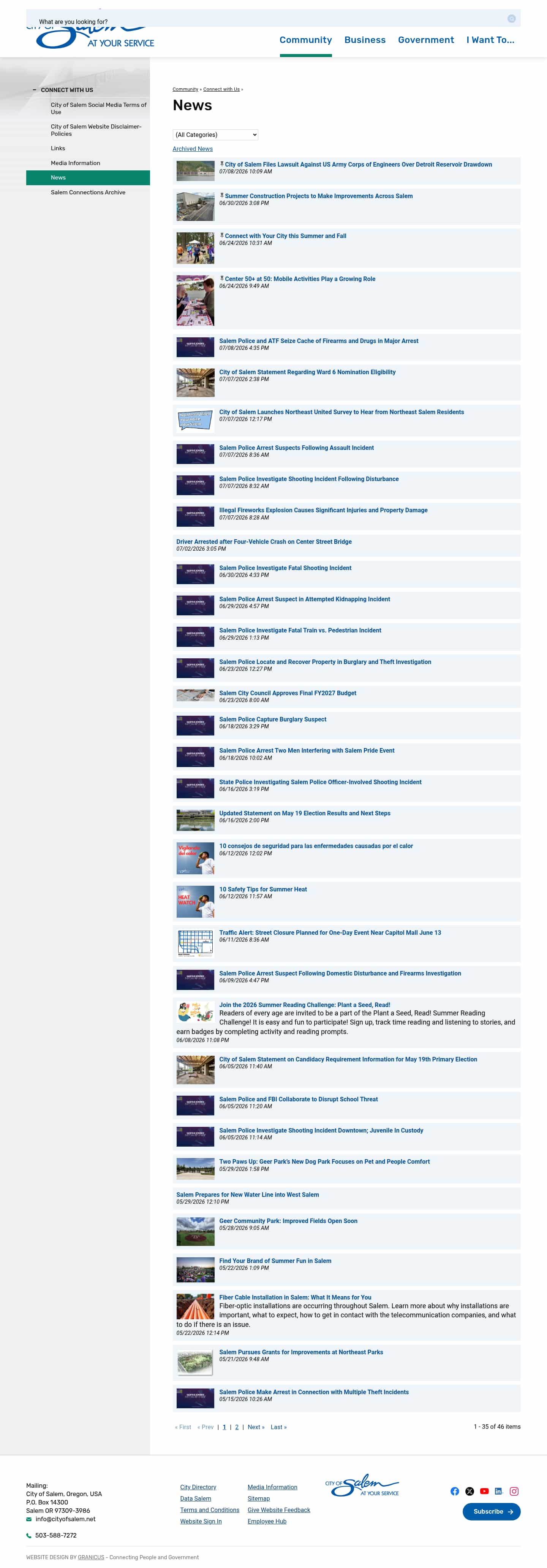 Latest website image capture