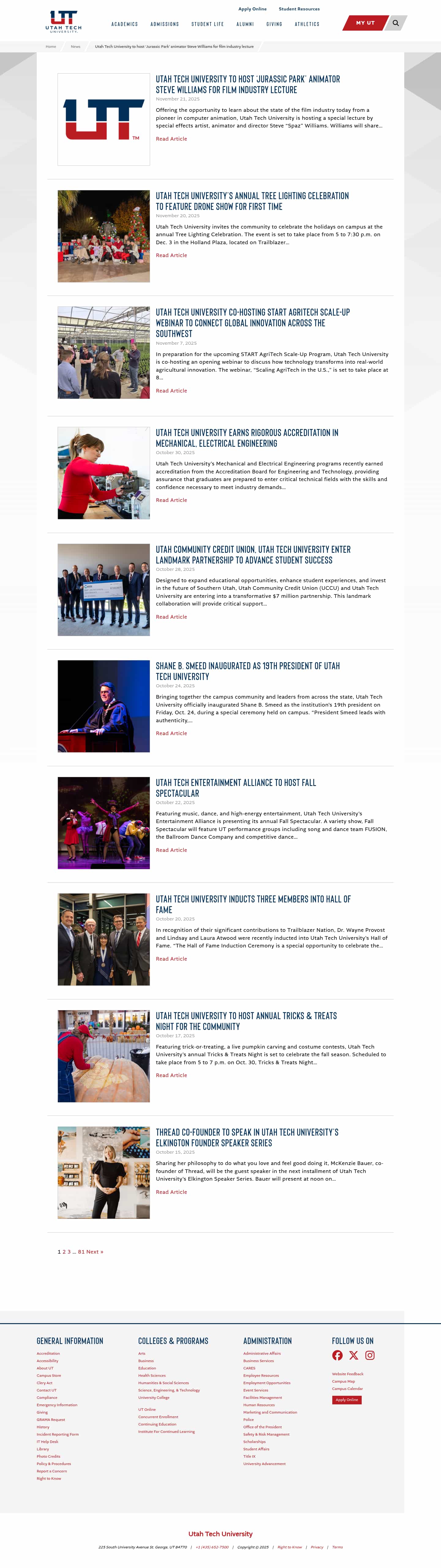 Latest website image capture