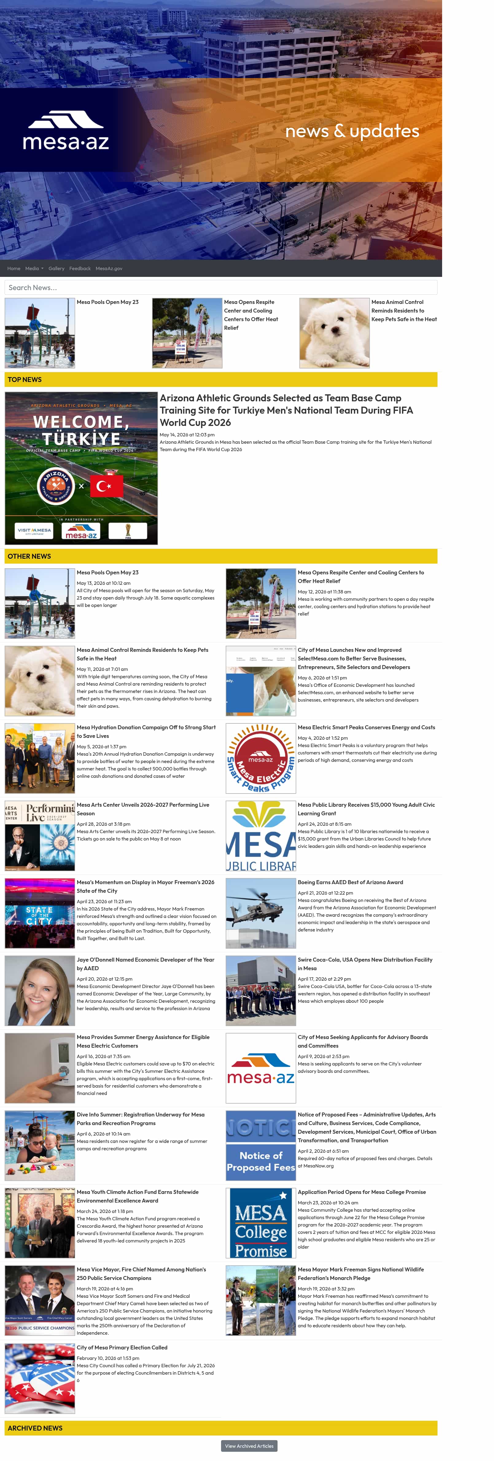 Latest website image capture