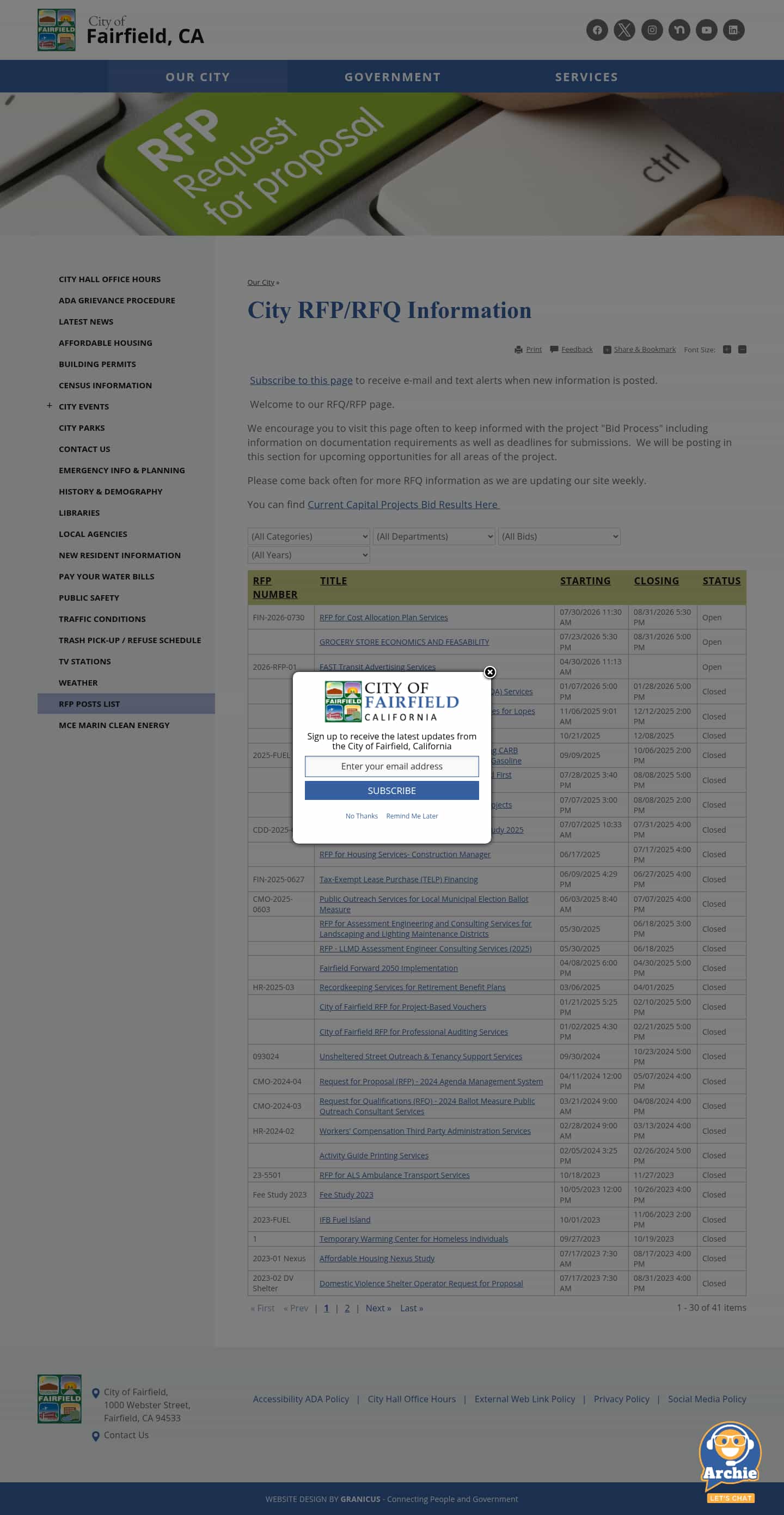 Latest website image capture