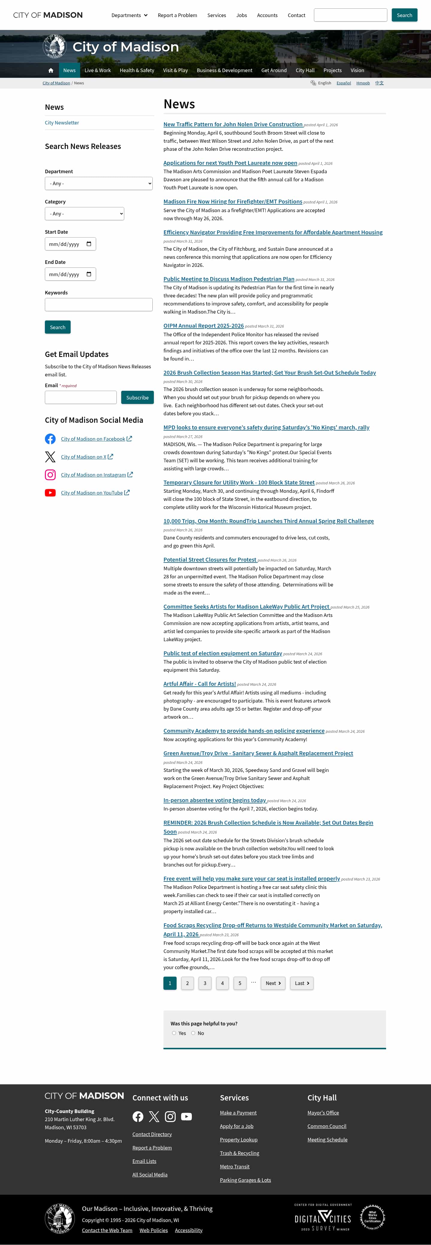 Latest website image capture