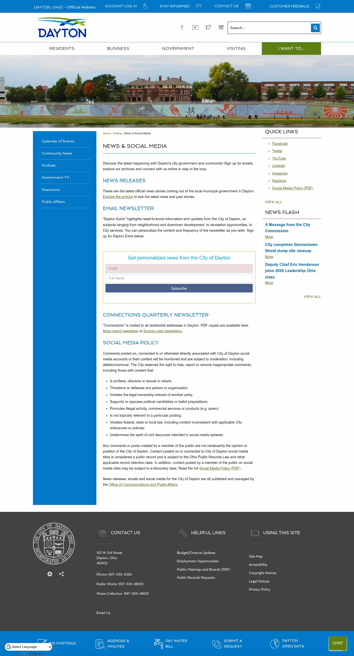 Latest website image capture