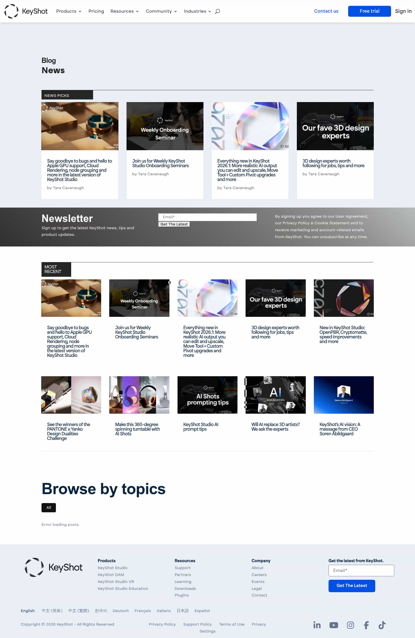 Latest website image capture