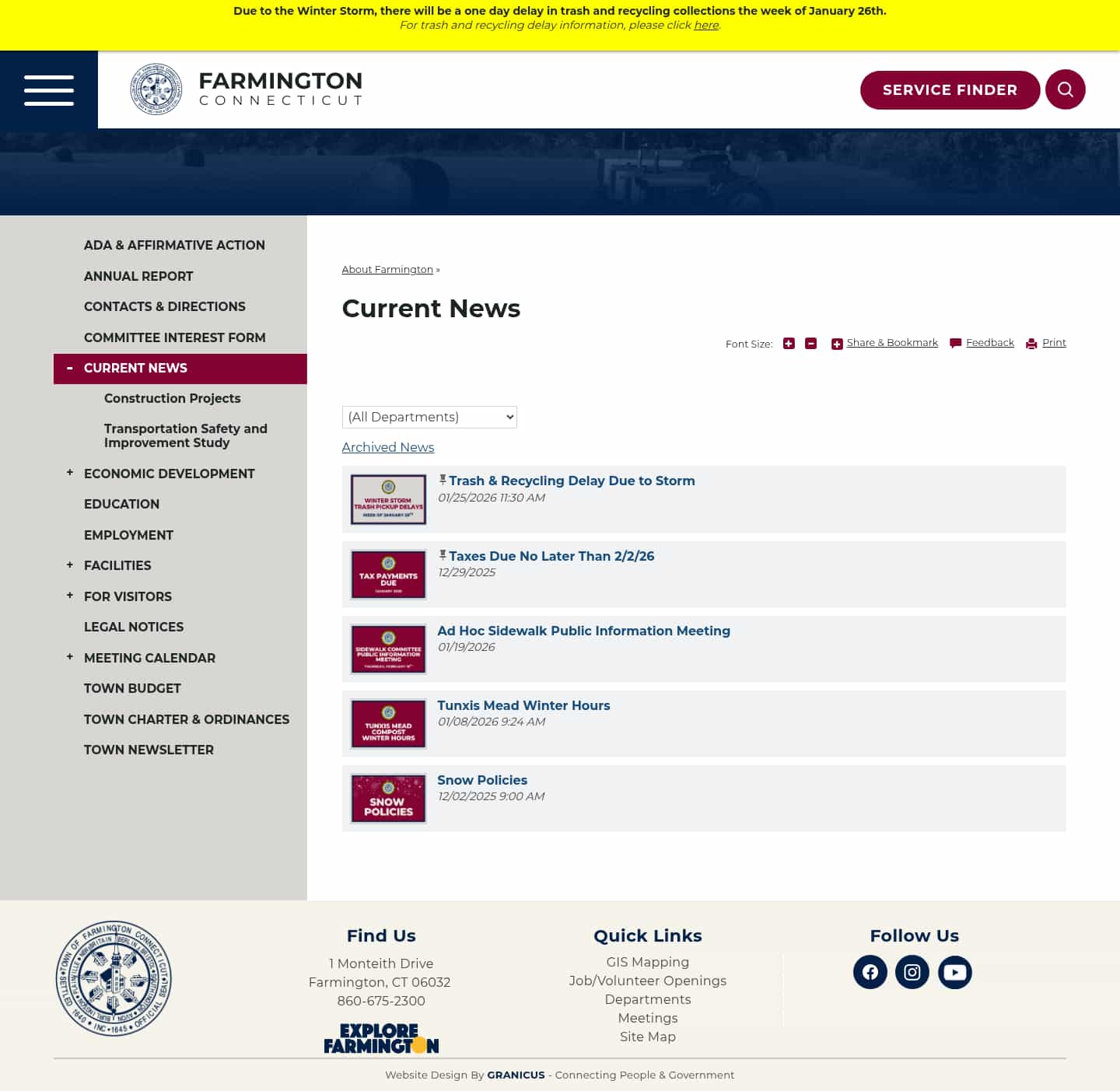 Latest website image capture