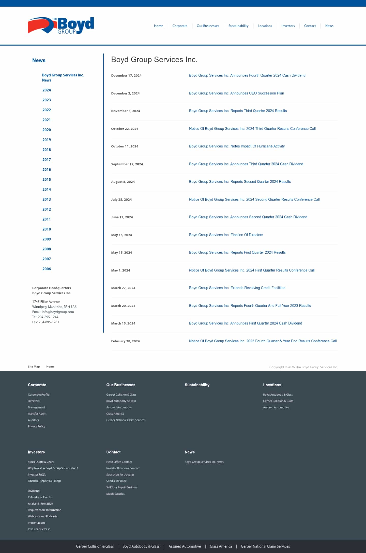 Latest website image capture