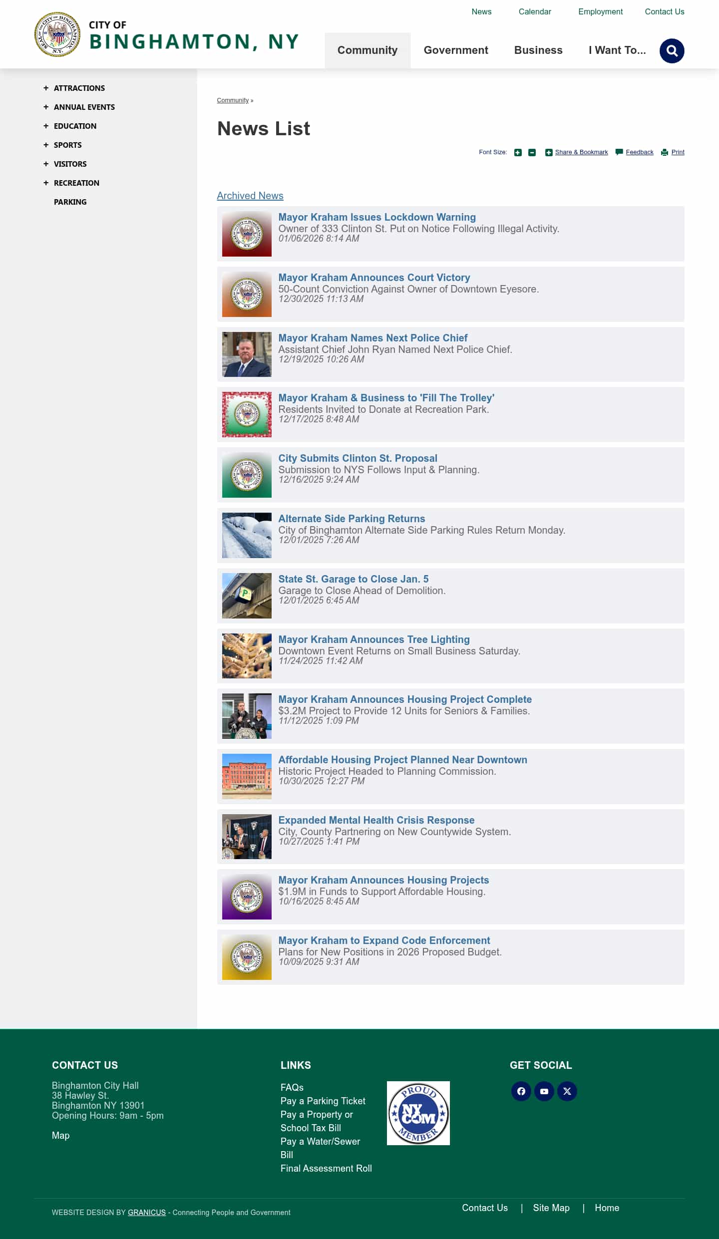 Latest website image capture