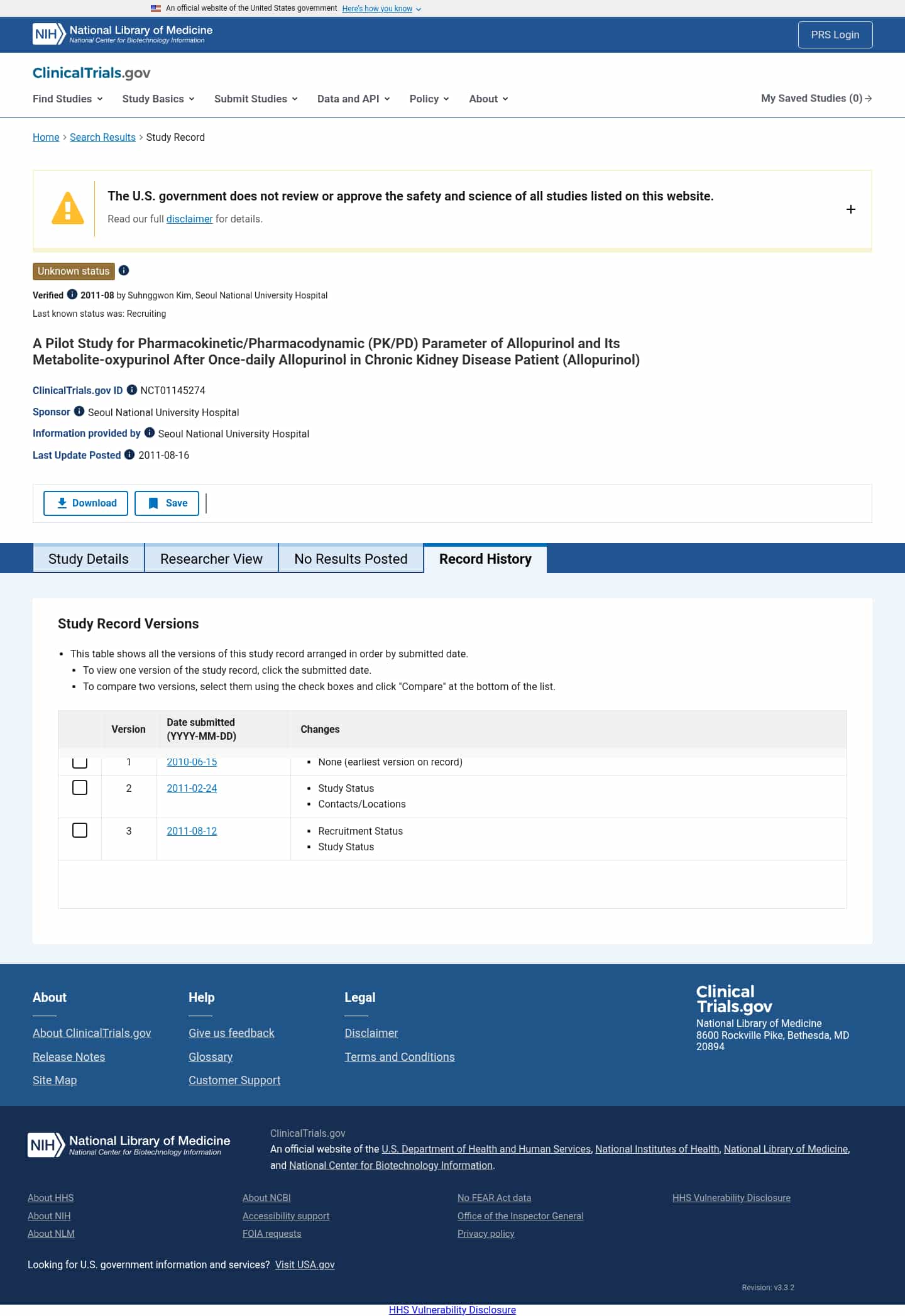 Latest website image capture