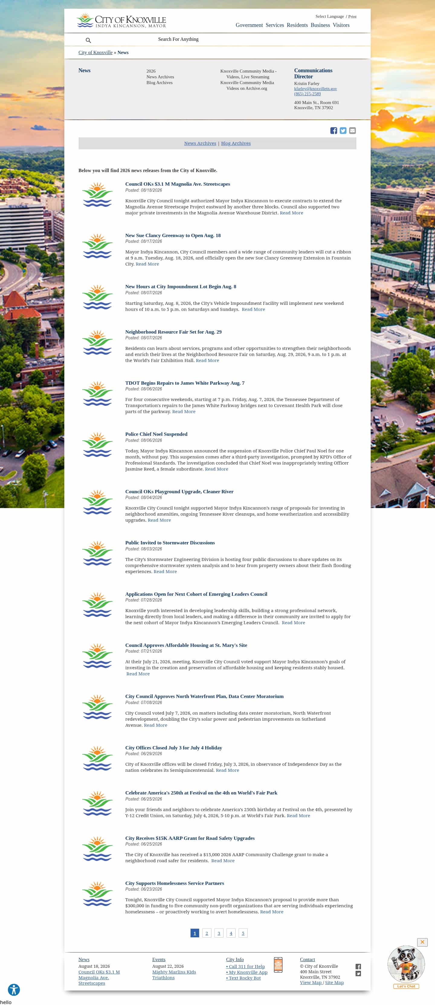 Latest website image capture