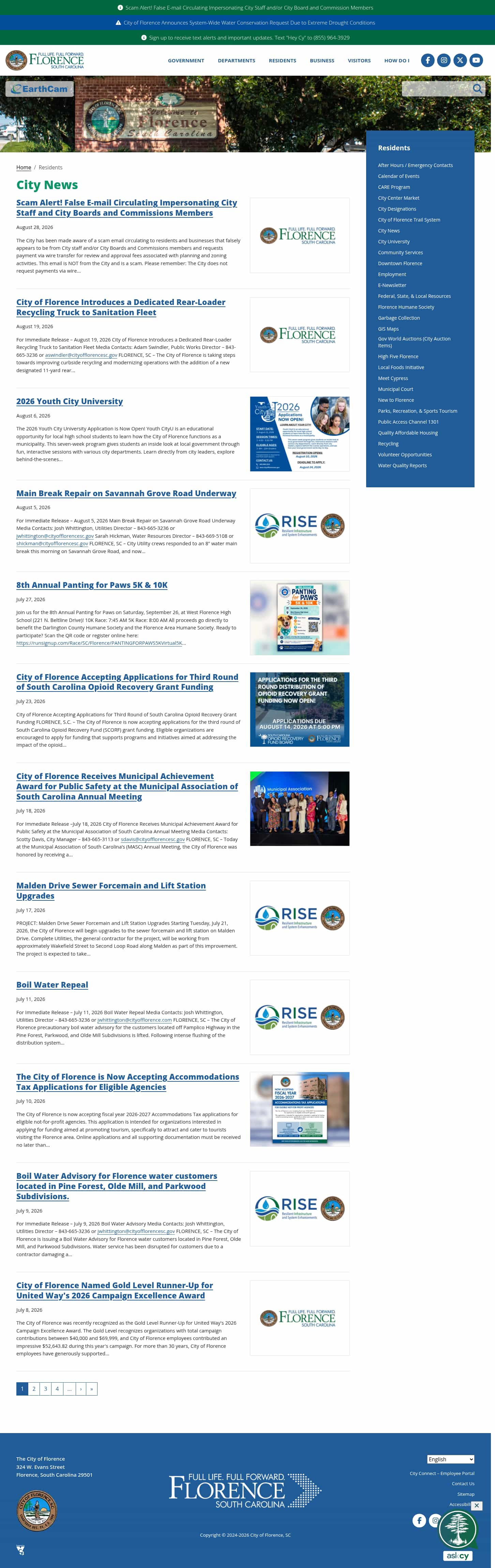 Latest website image capture