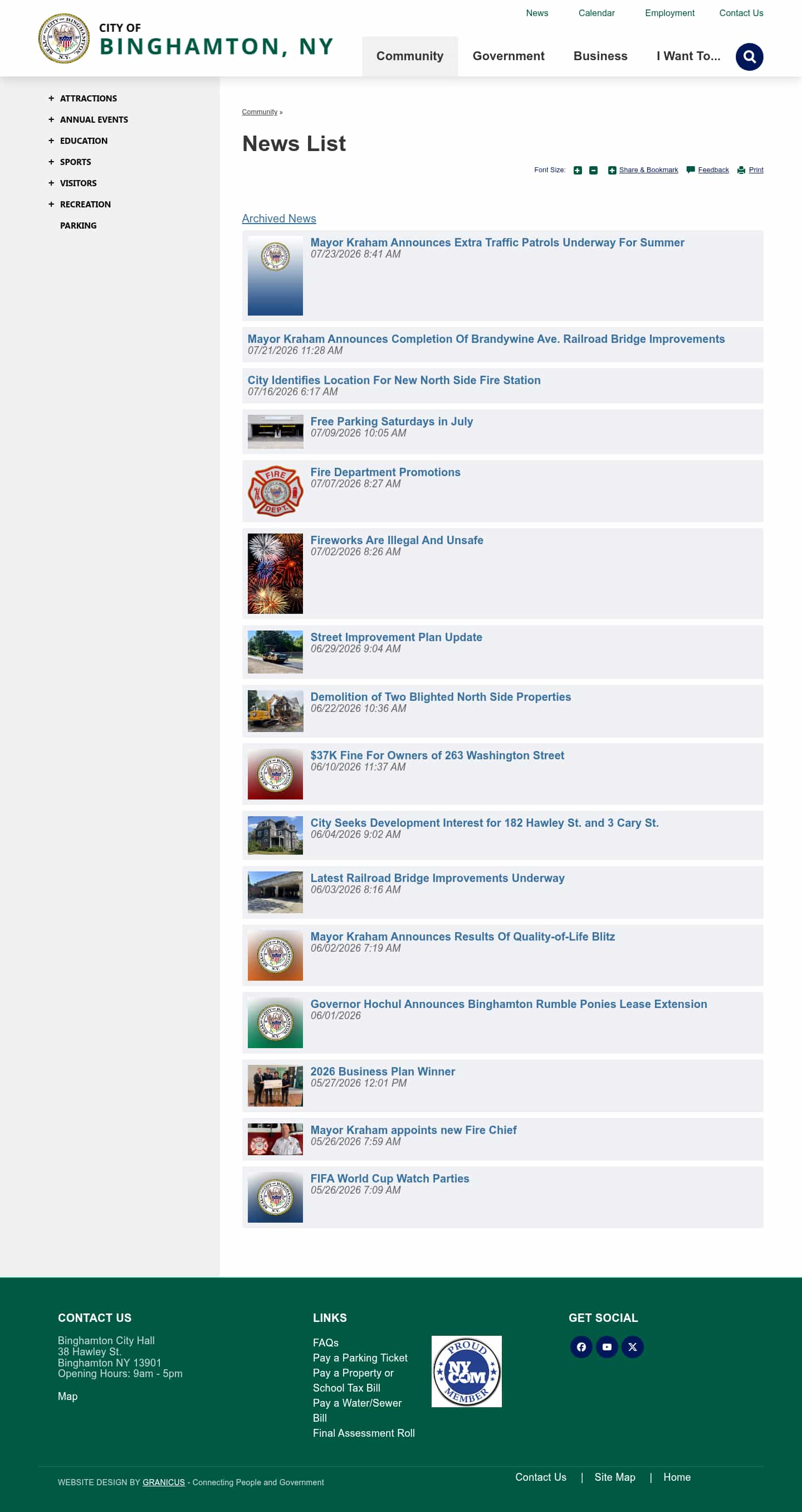 Latest website image capture