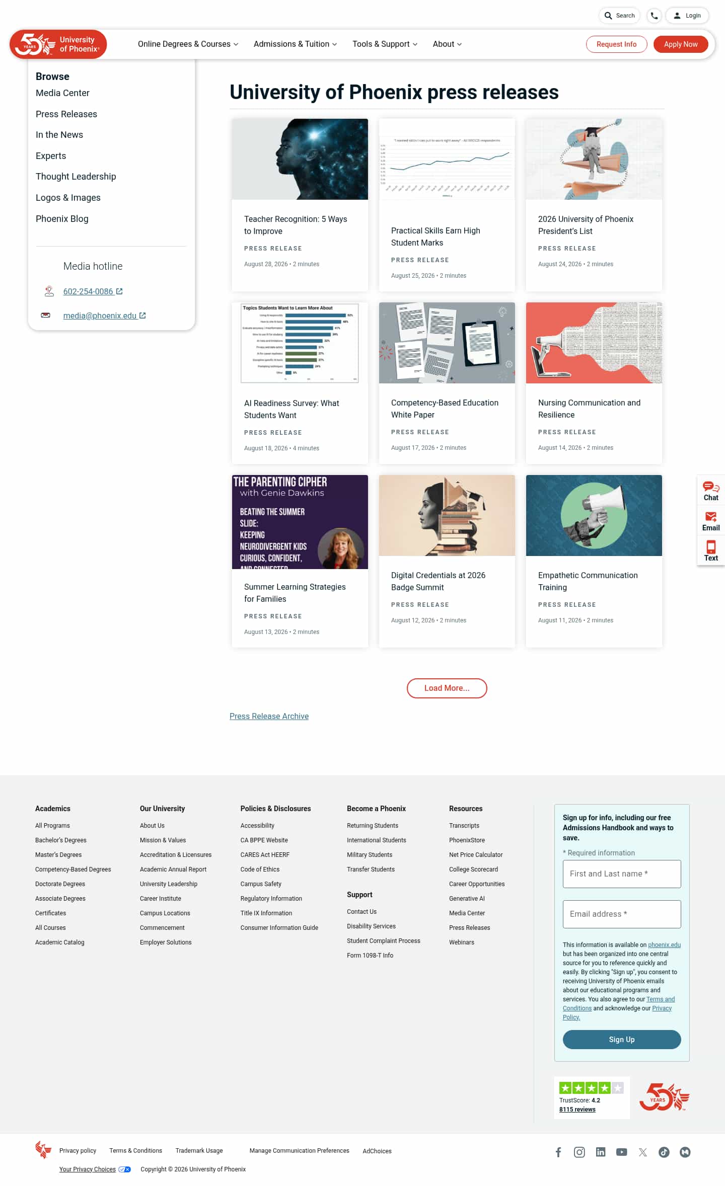 Latest website image capture