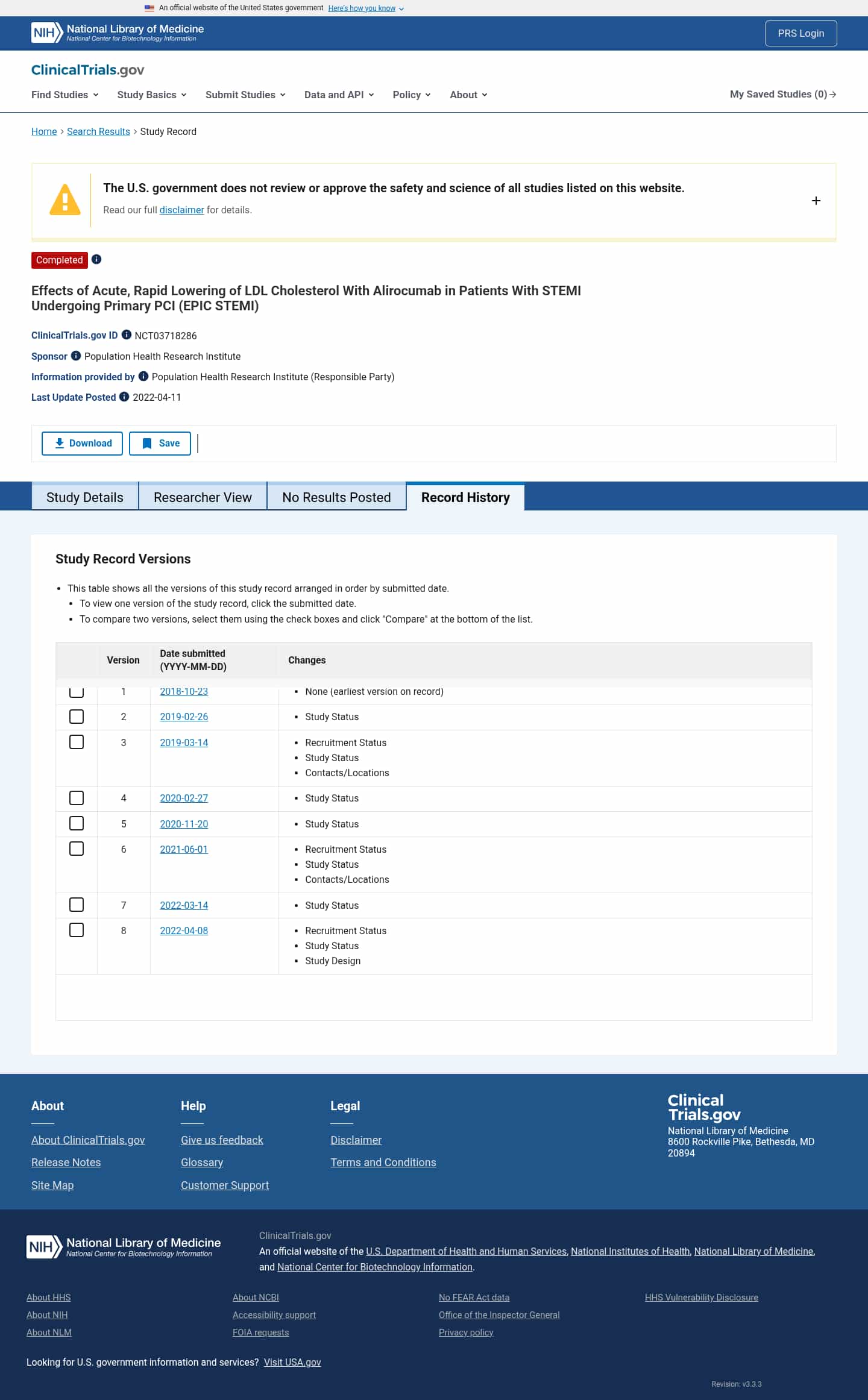 Latest website image capture