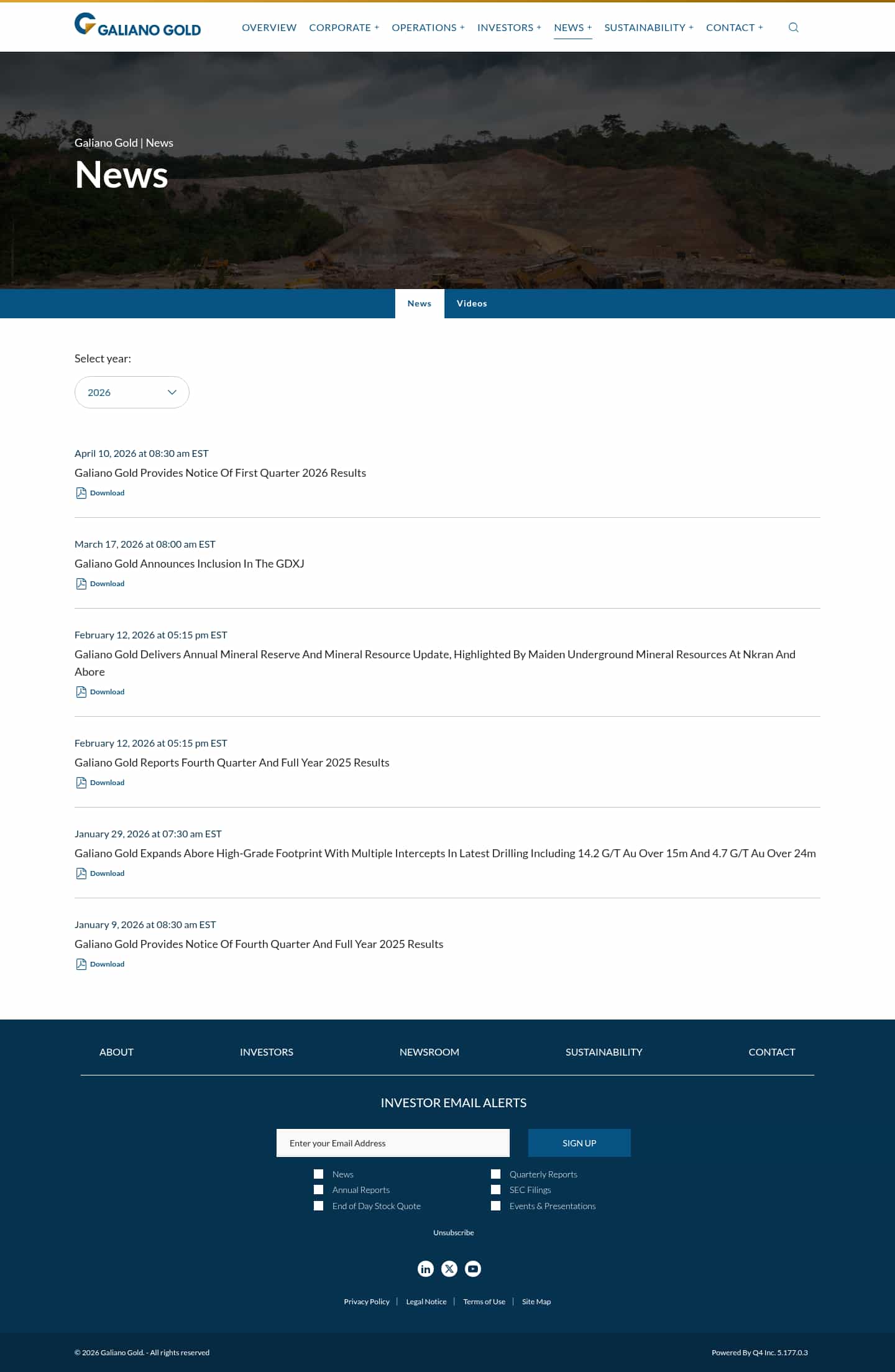 Latest website image capture
