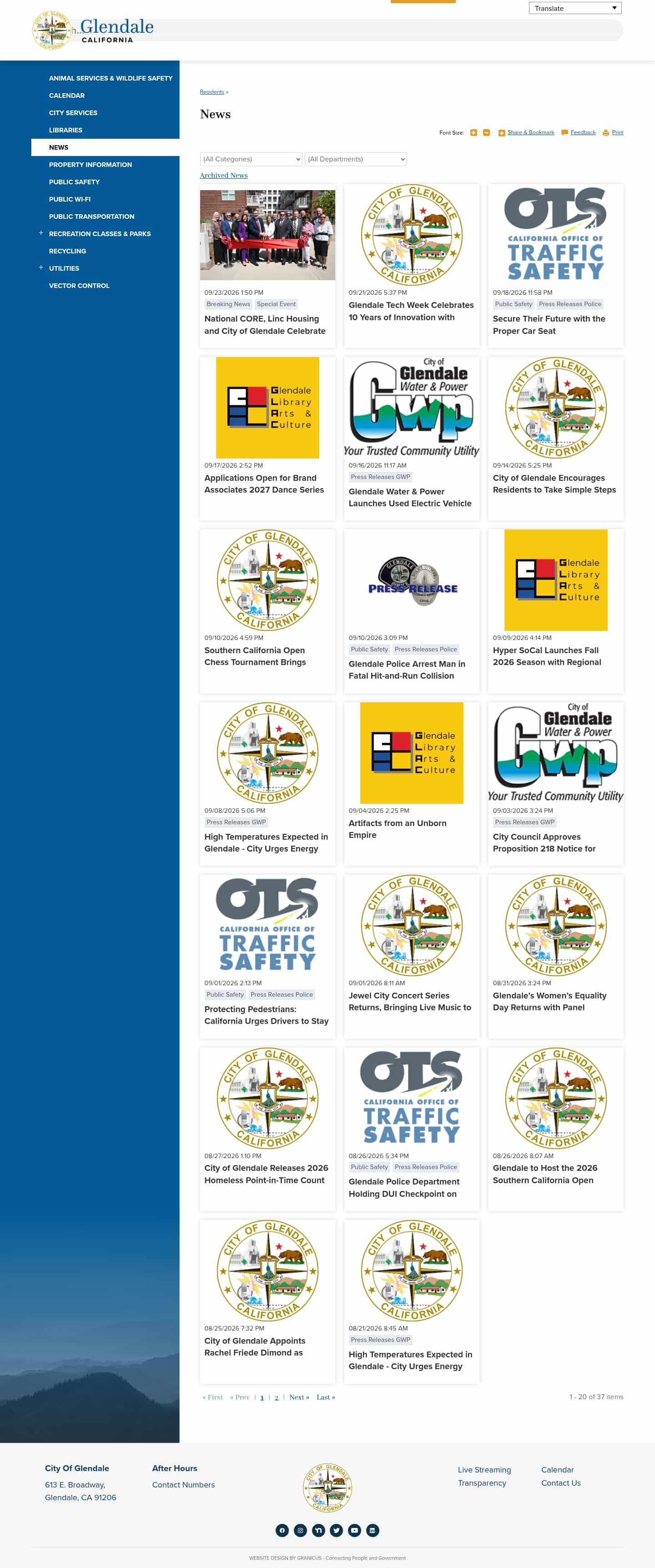 Latest website image capture