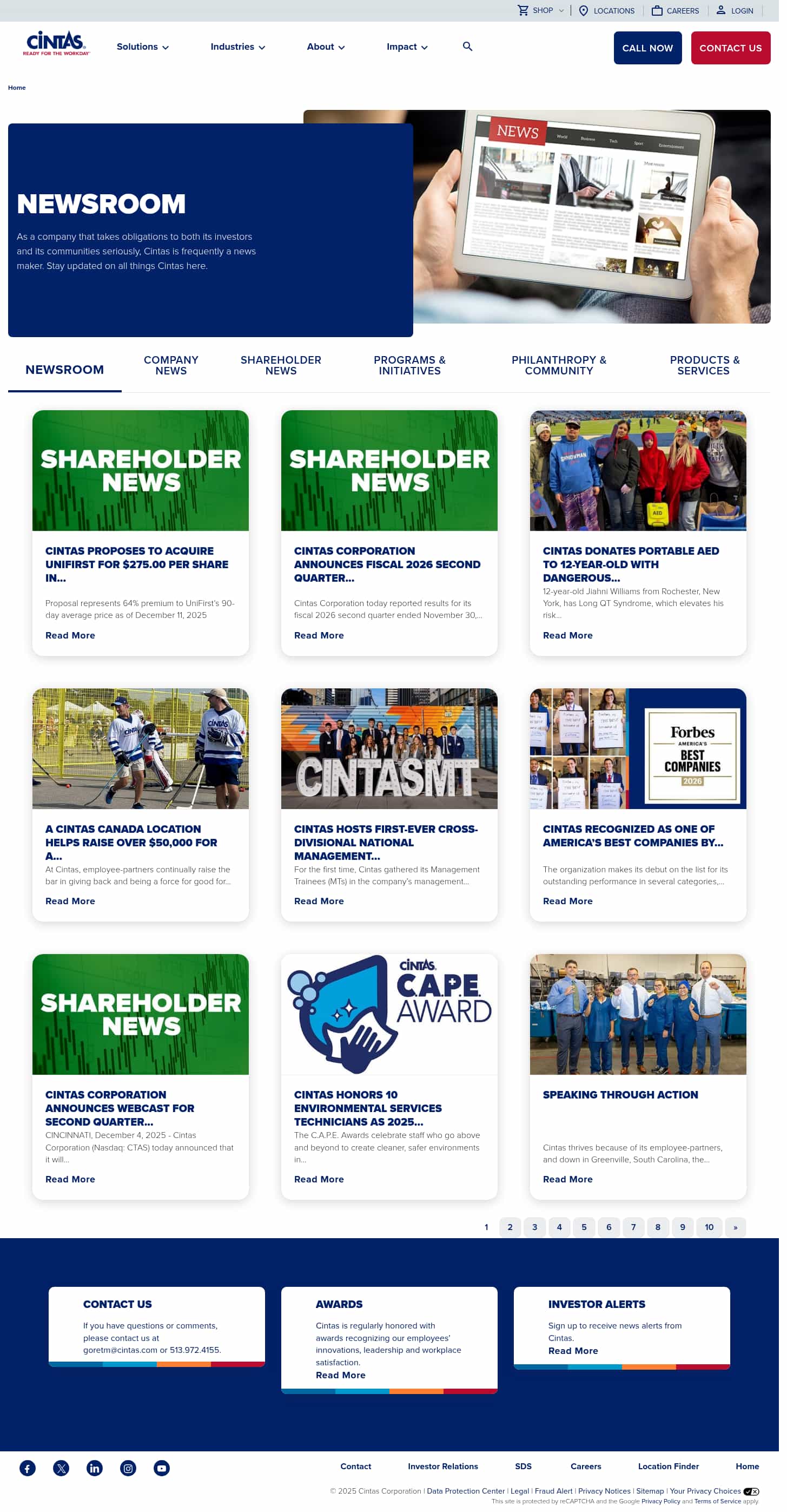 Latest website image capture