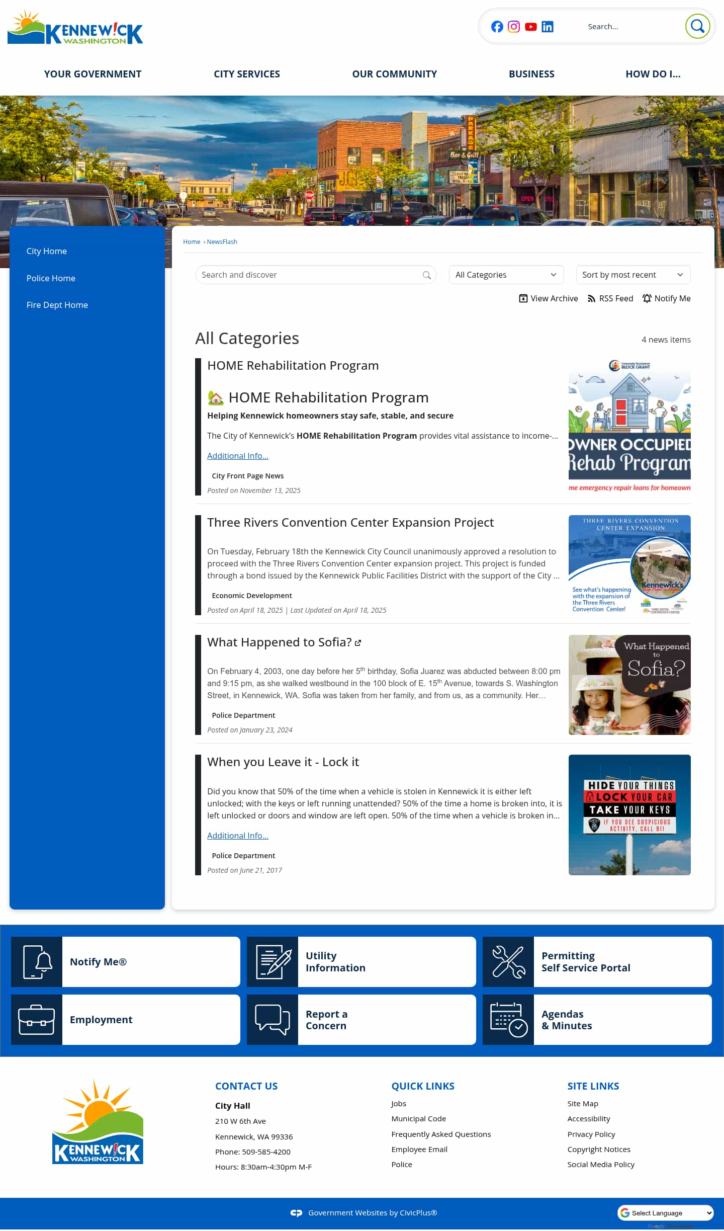 Latest website image capture