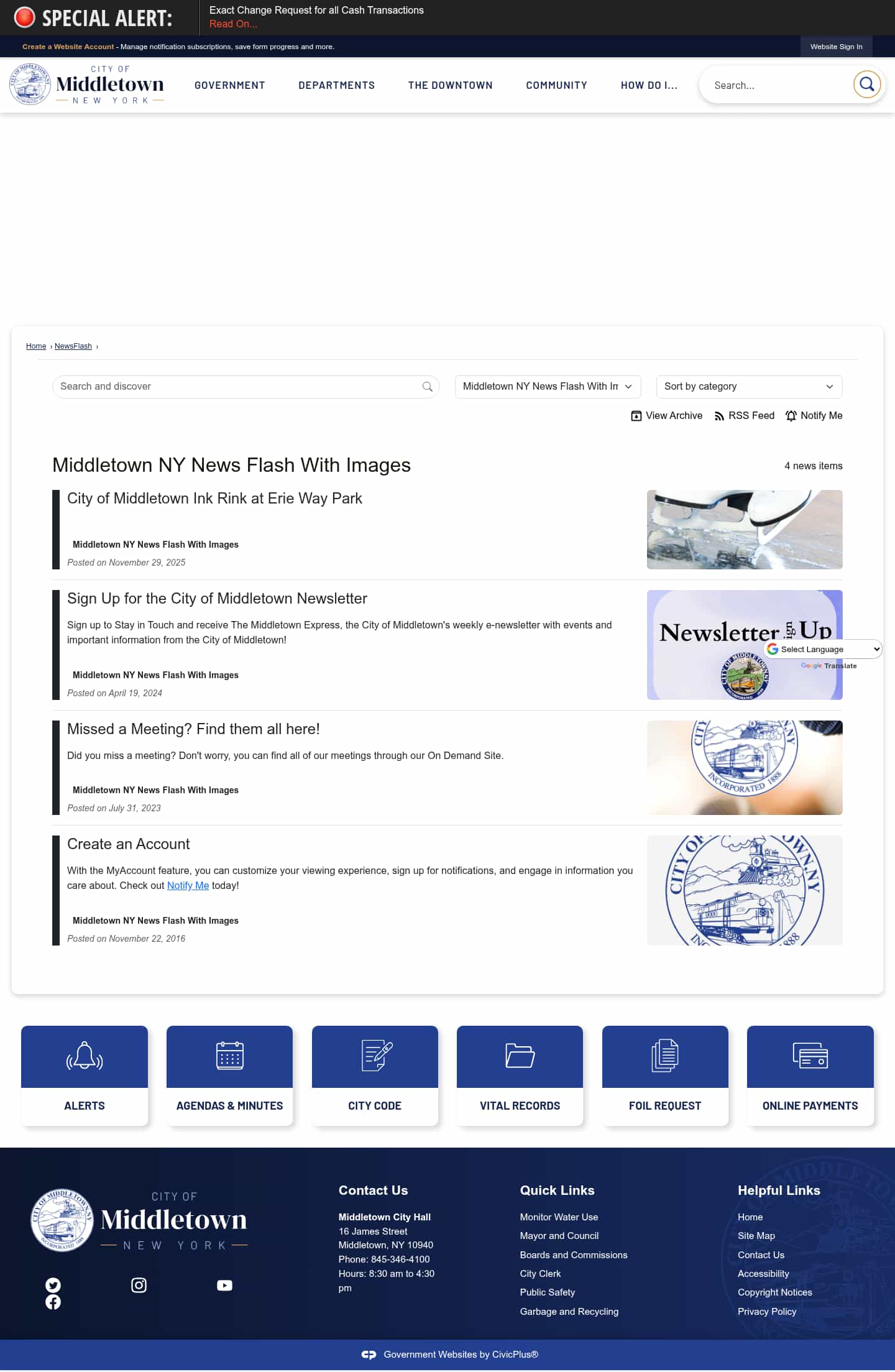 Latest website image capture