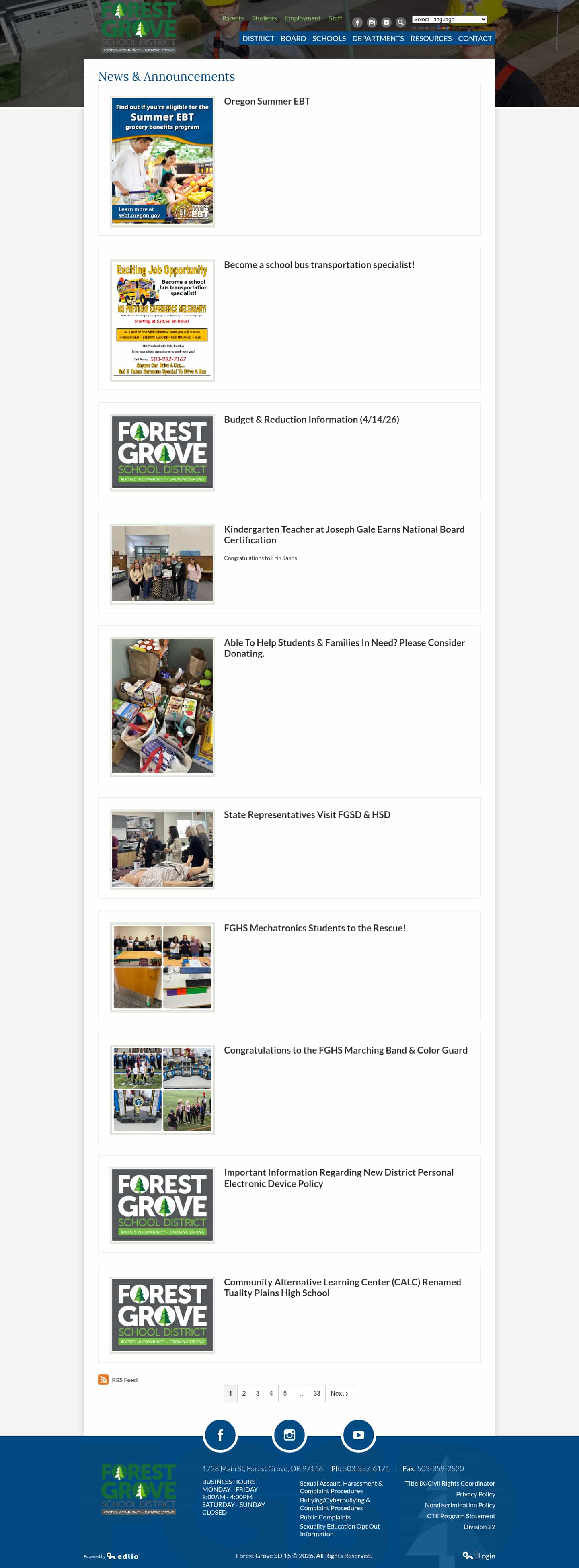 Latest website image capture