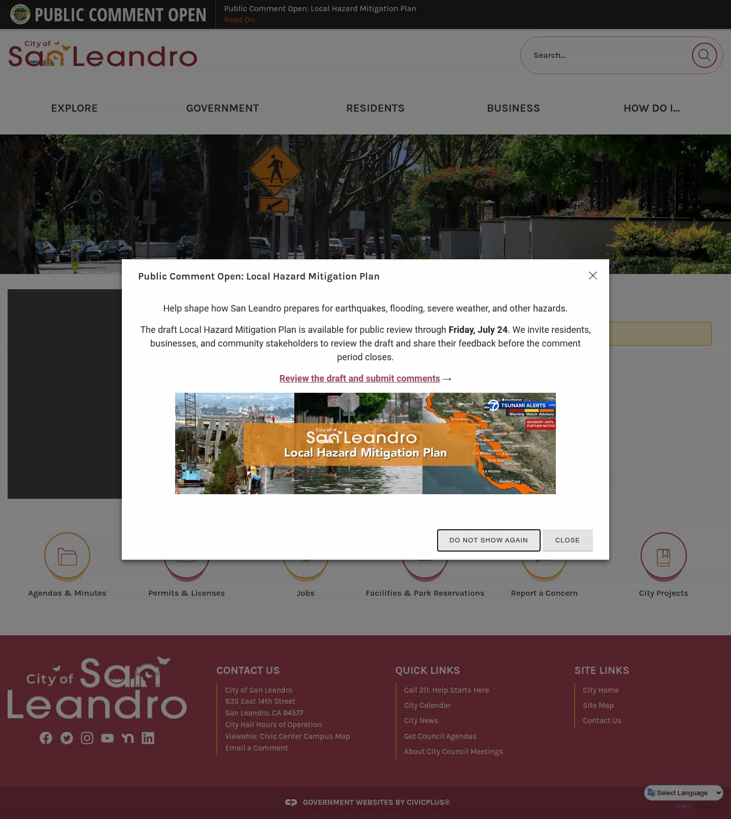 Latest website image capture