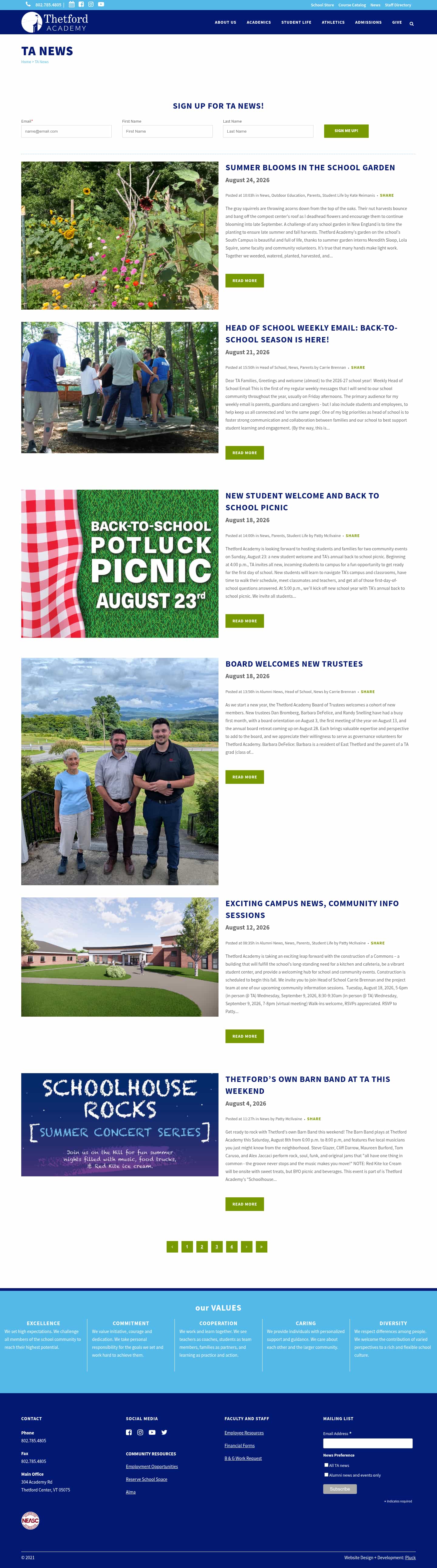 Latest website image capture