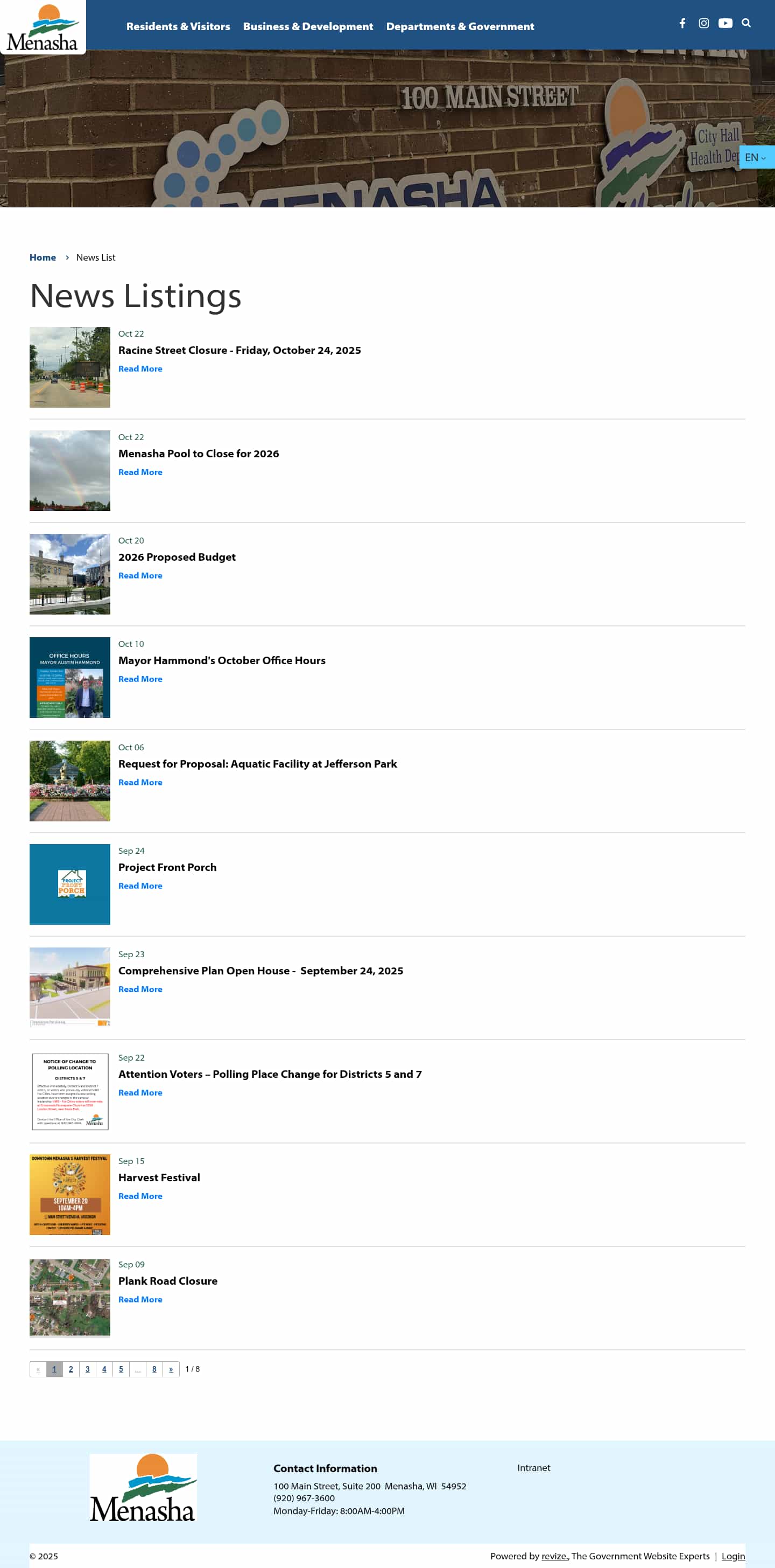 Latest website image capture