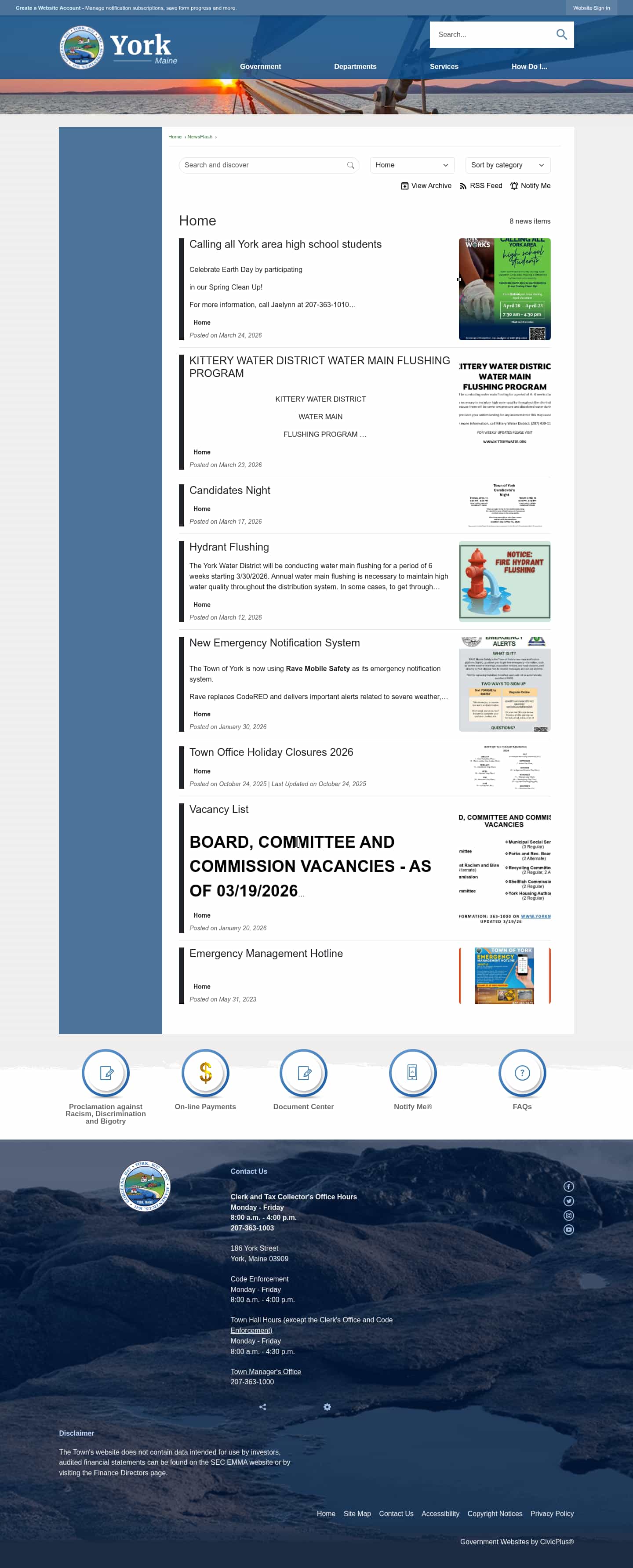 Latest website image capture