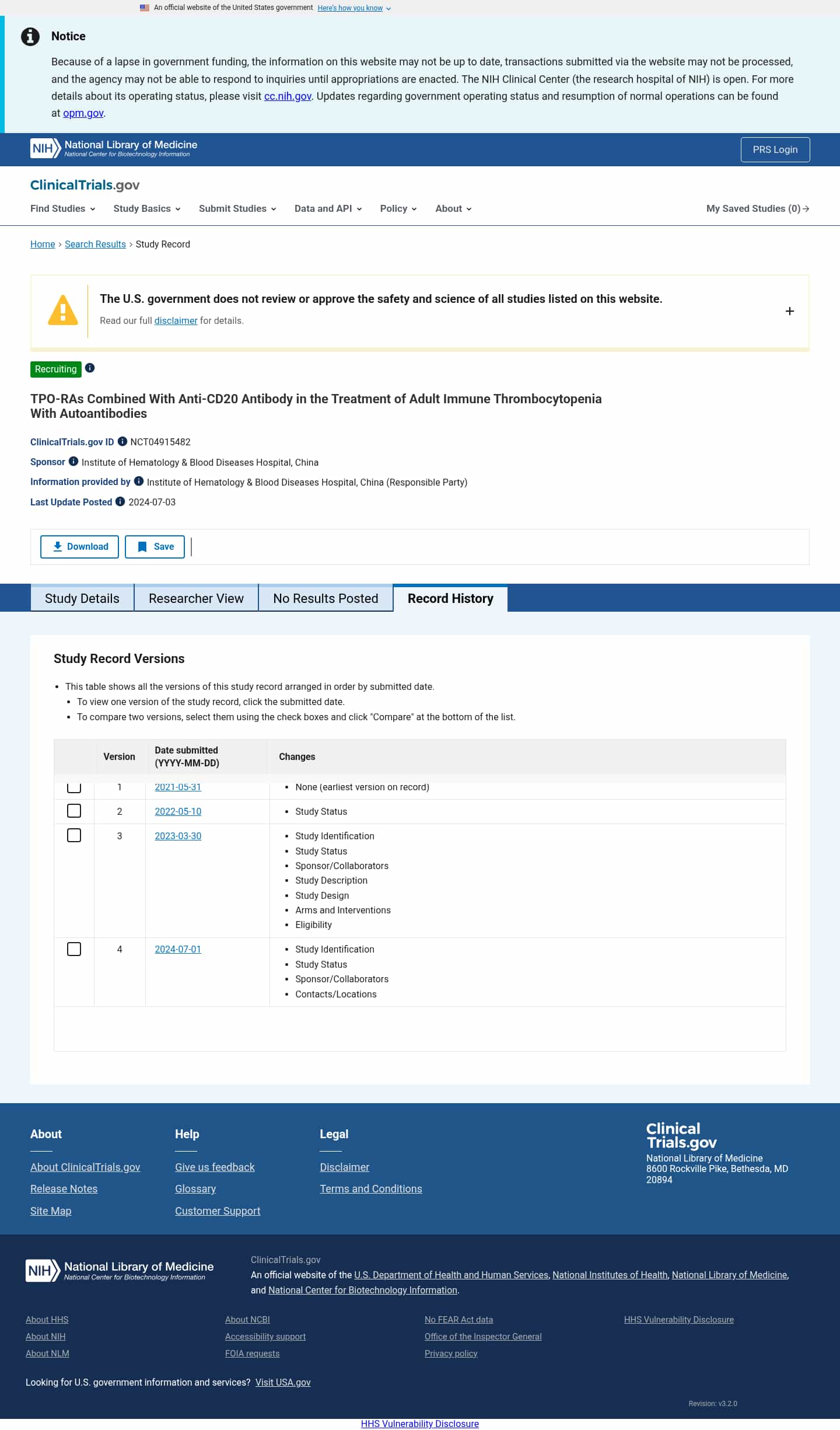 Latest website image capture