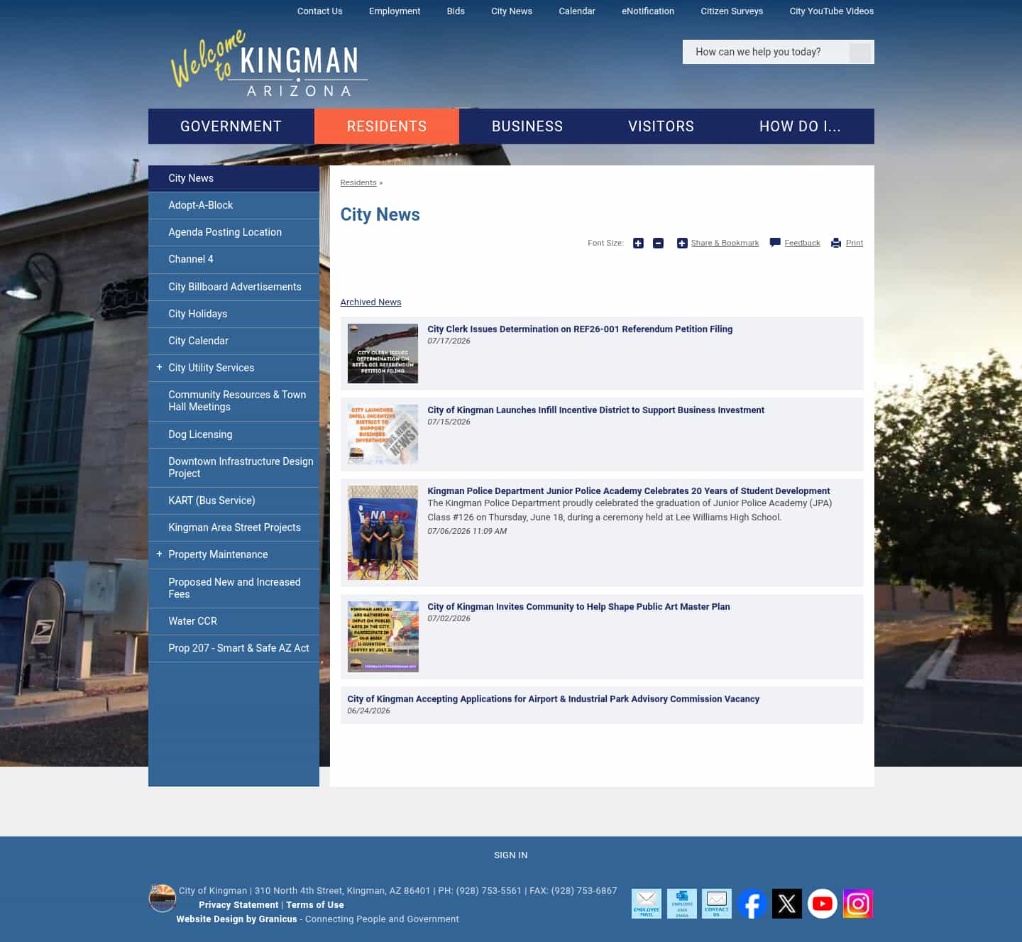 Latest website image capture