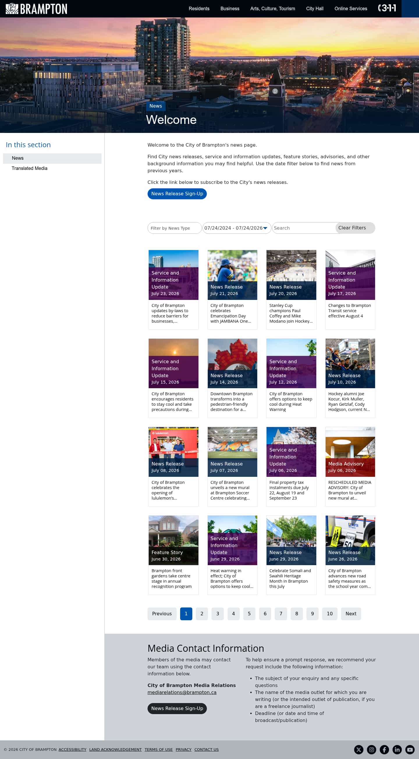 Latest website image capture