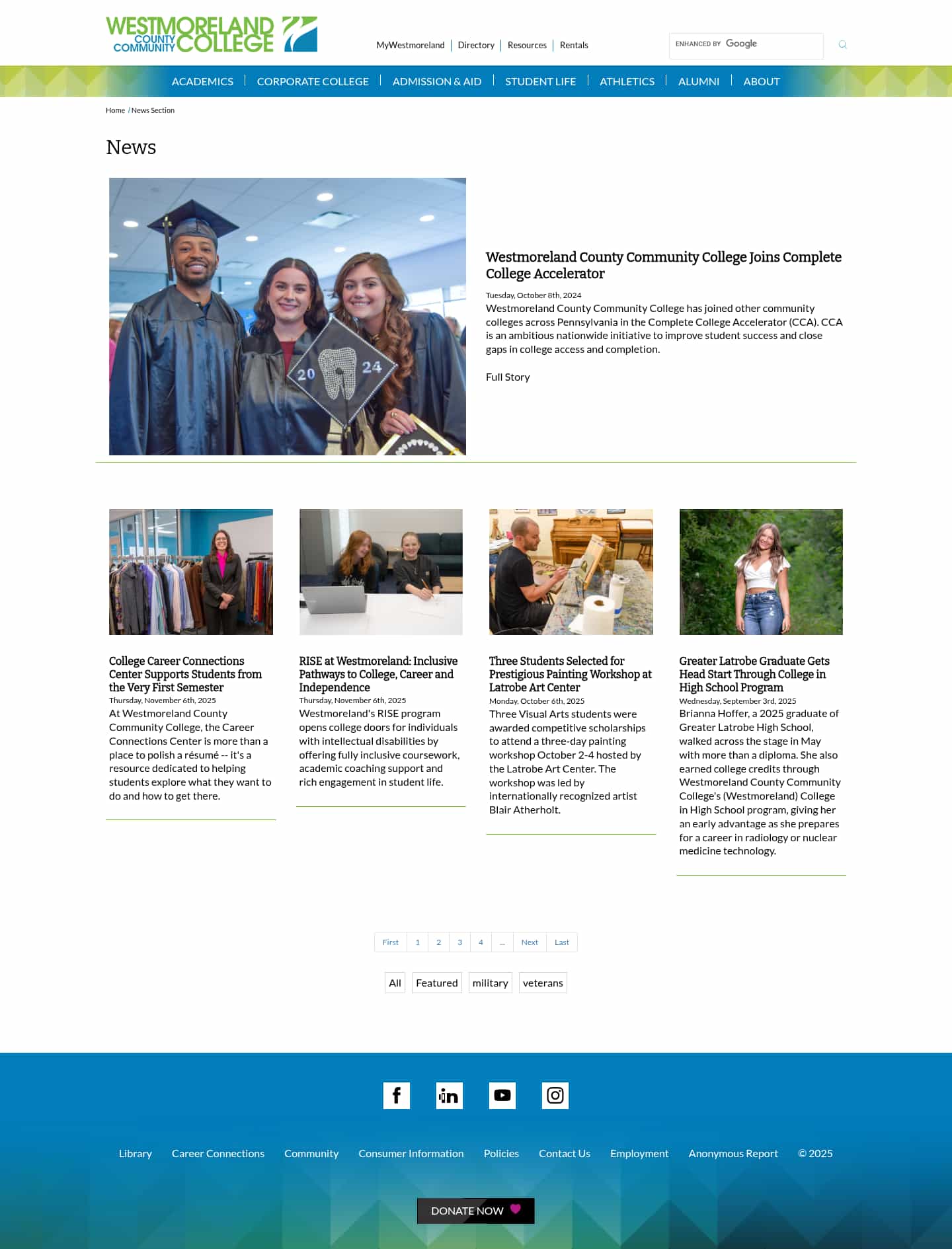 Latest website image capture